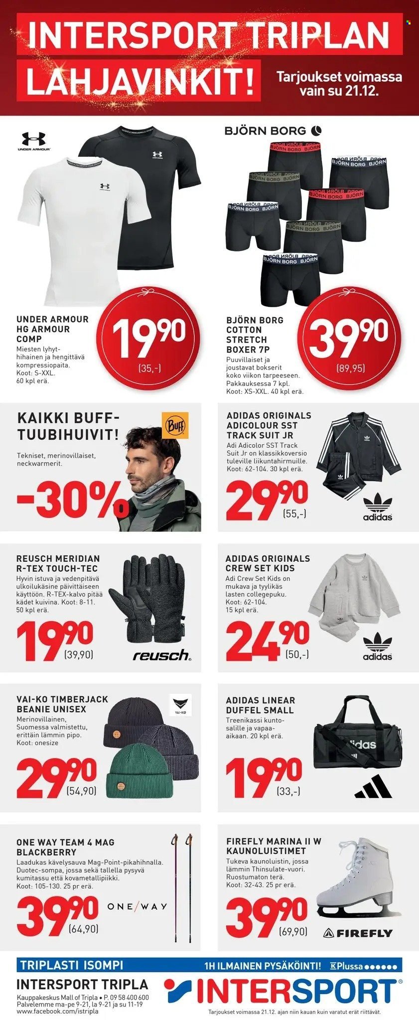 INTERSPORT tarjoukset - Triplan lahjavinkit!