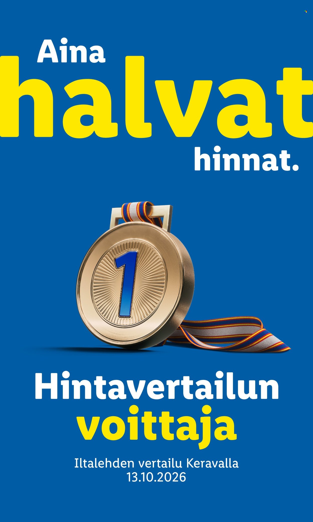 LIDL tarjoukset - Alkaen TO 29.10.2026