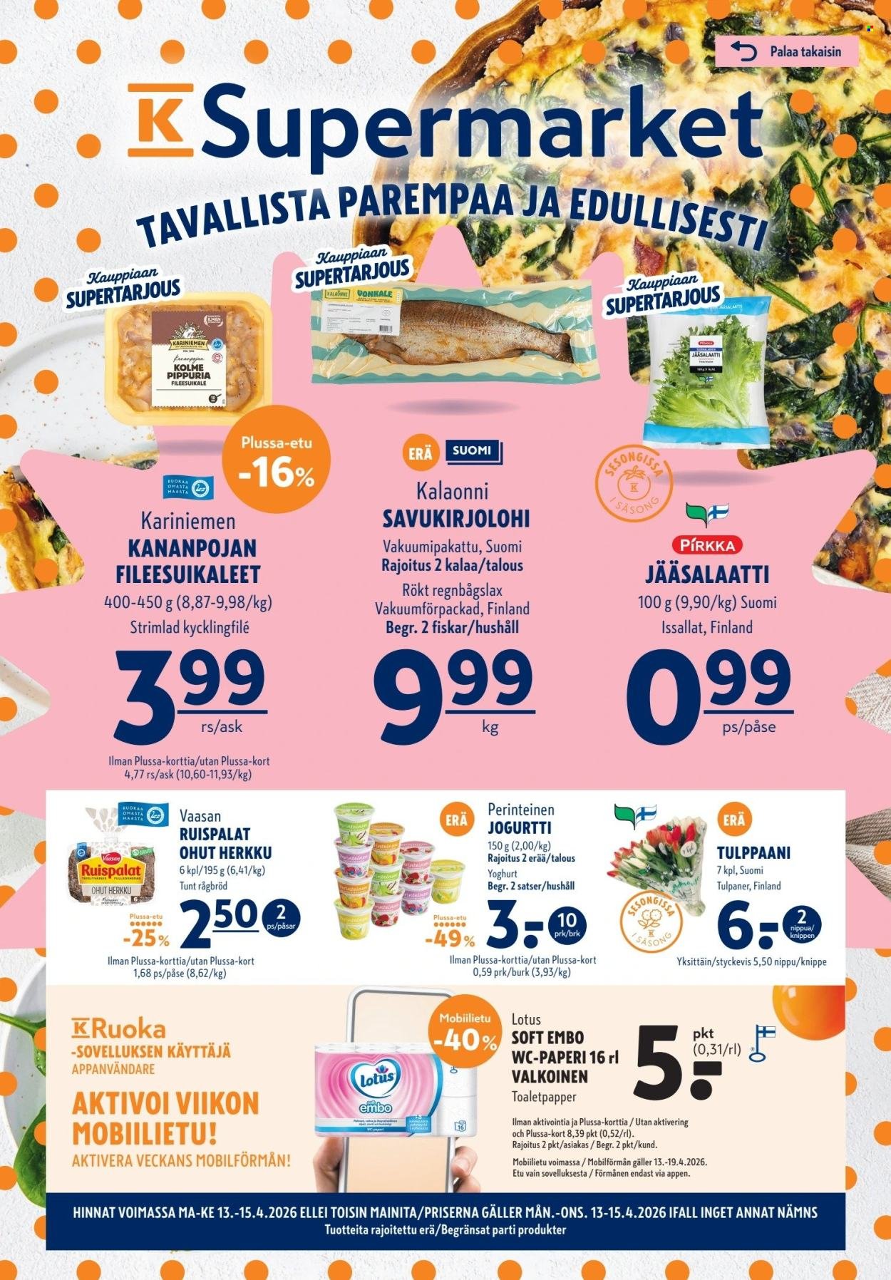K-SUPERMARKET tarjoukset - Tavallista parempaa ja edullisesti