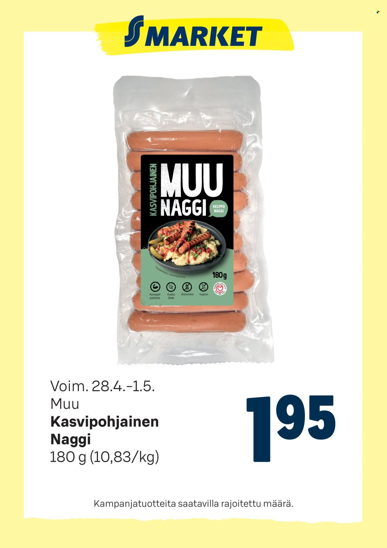 S-MARKET tarjoukset - Naggi