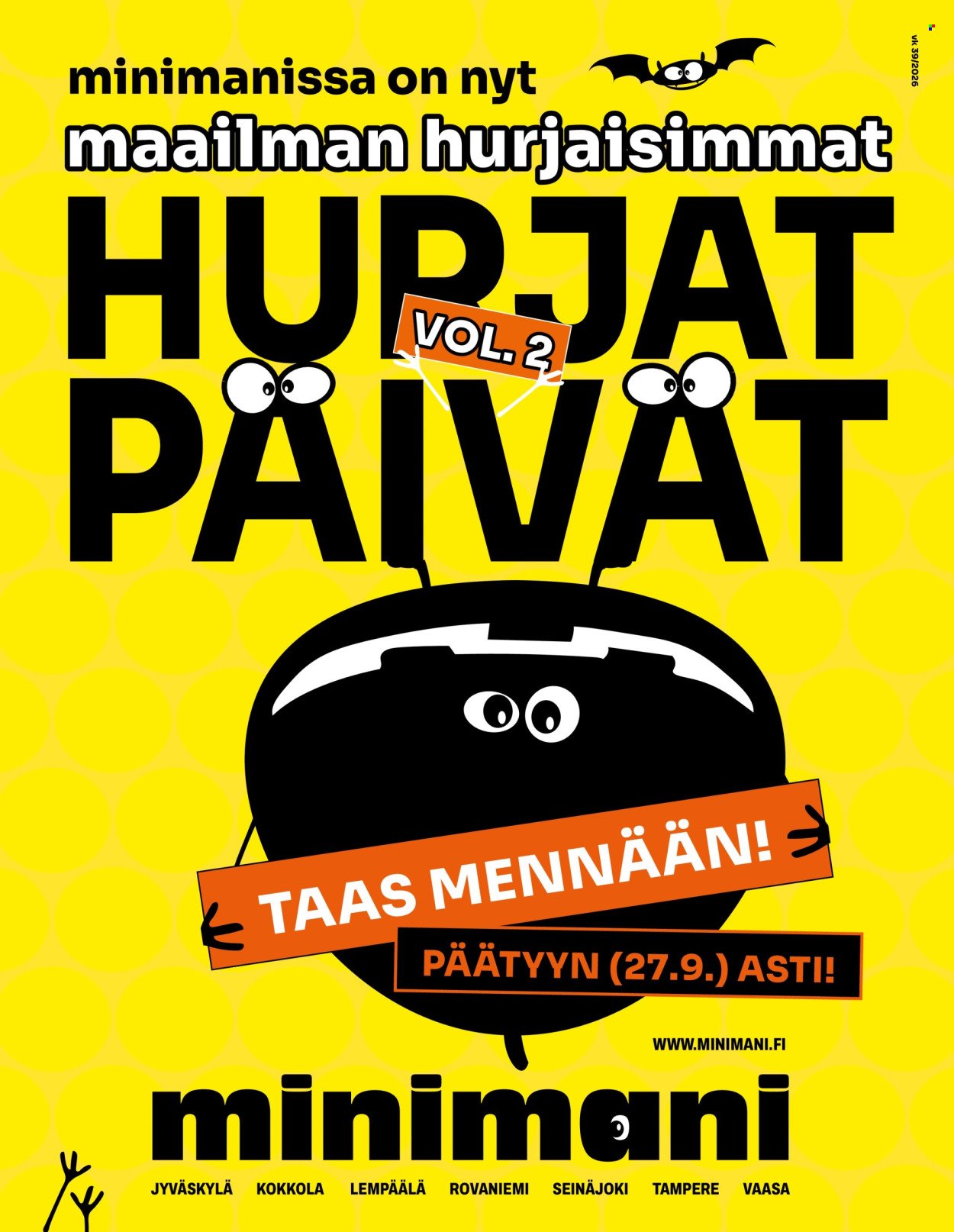 MINIMANI tarjoukset - Alkaen KE 23.9.2026