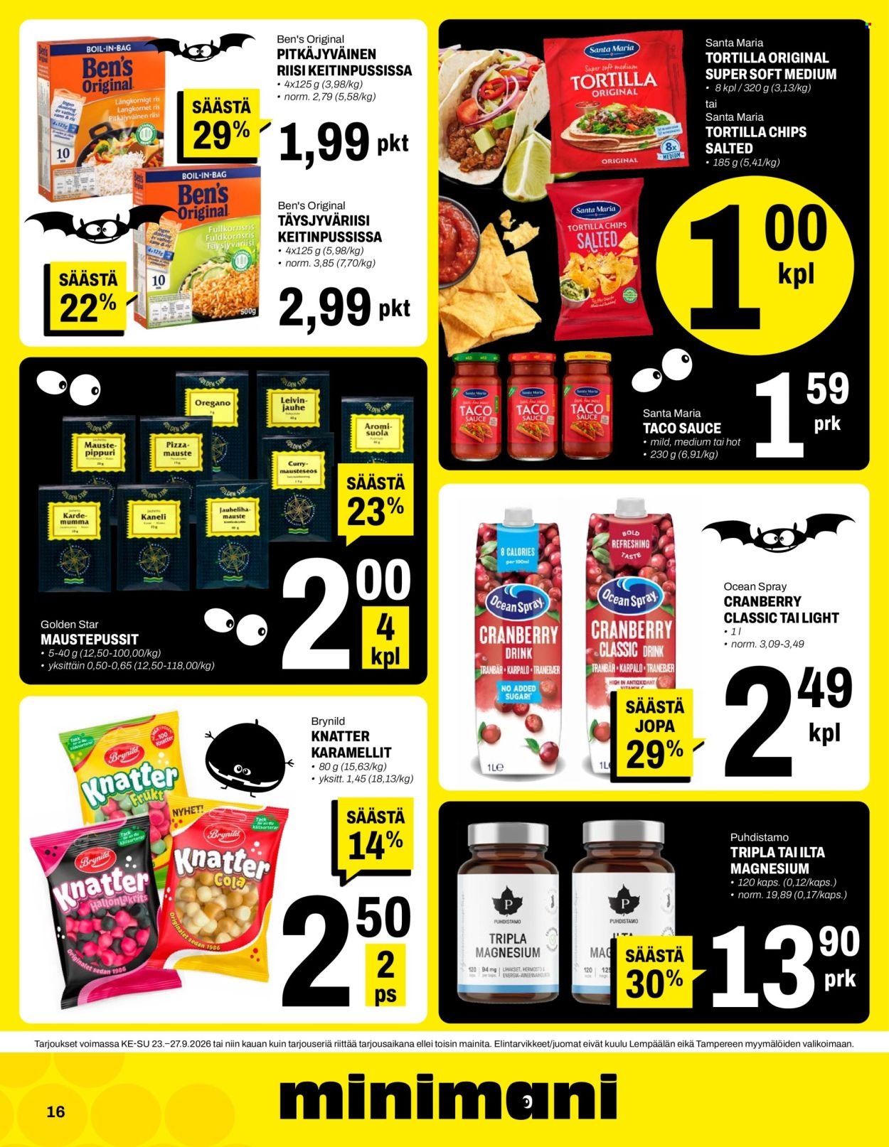 MINIMANI tarjoukset - Alkaen KE 23.9.2026