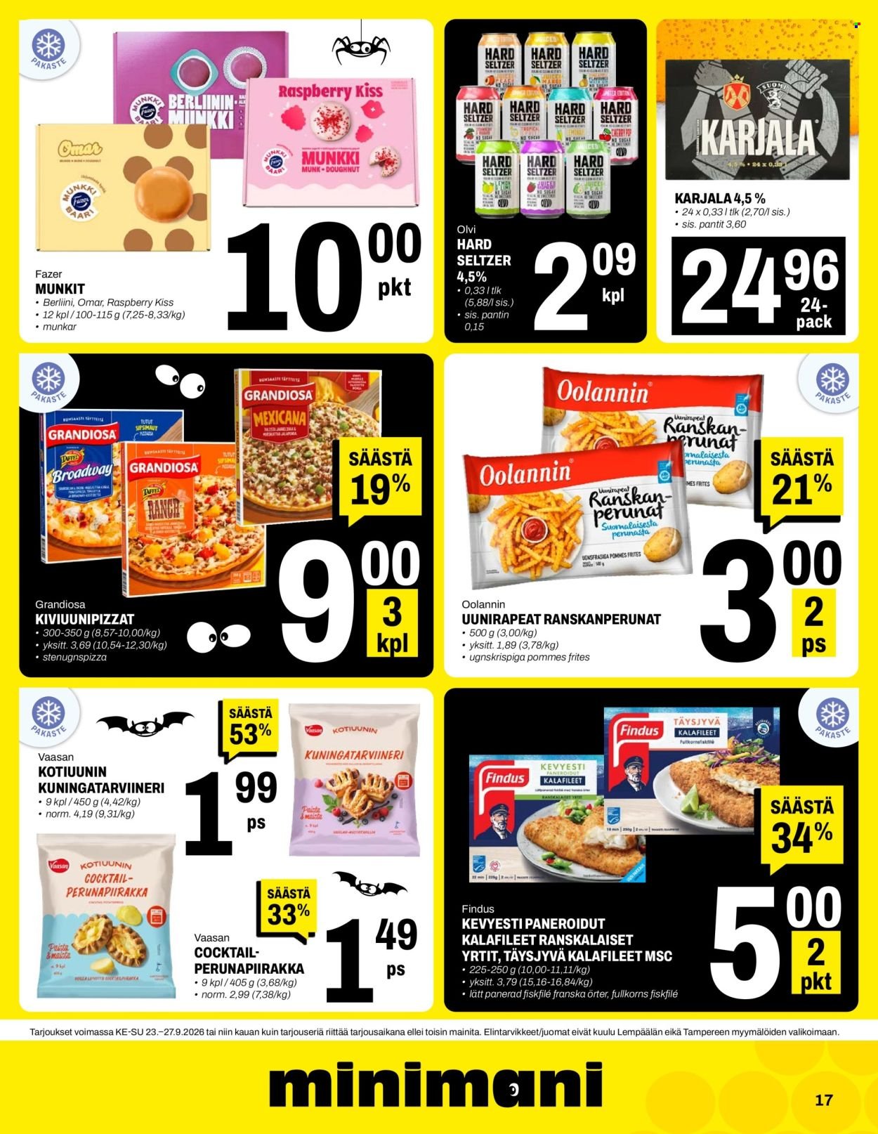 MINIMANI tarjoukset - Alkaen KE 23.9.2026