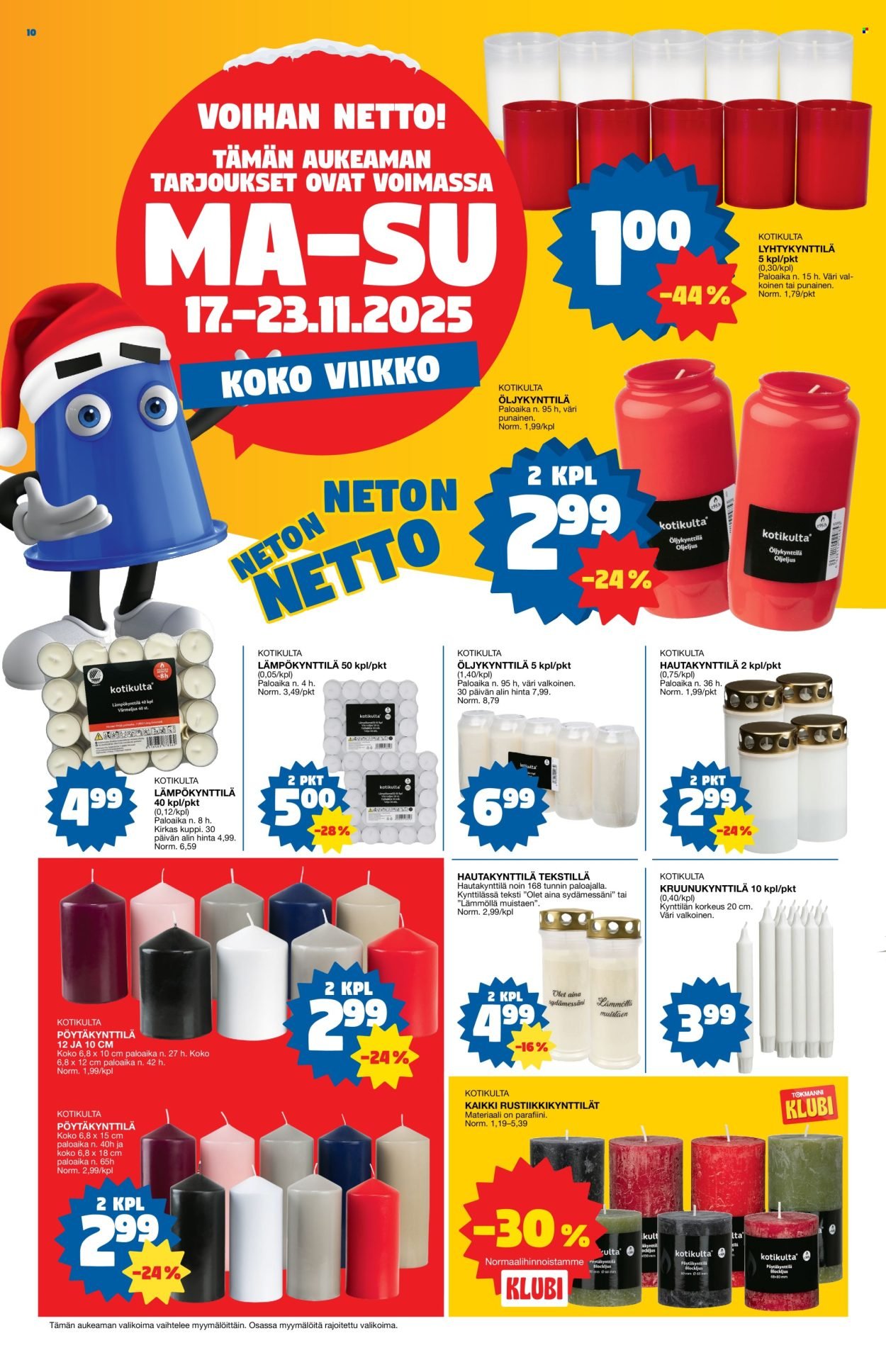 TOKMANNI tarjoukset - Tarjoussanomat (2025-11-17 - 2025-11-23)