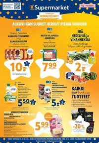 K-SUPERMARKET tarjoukset - Kauppiaan herkkufestarit