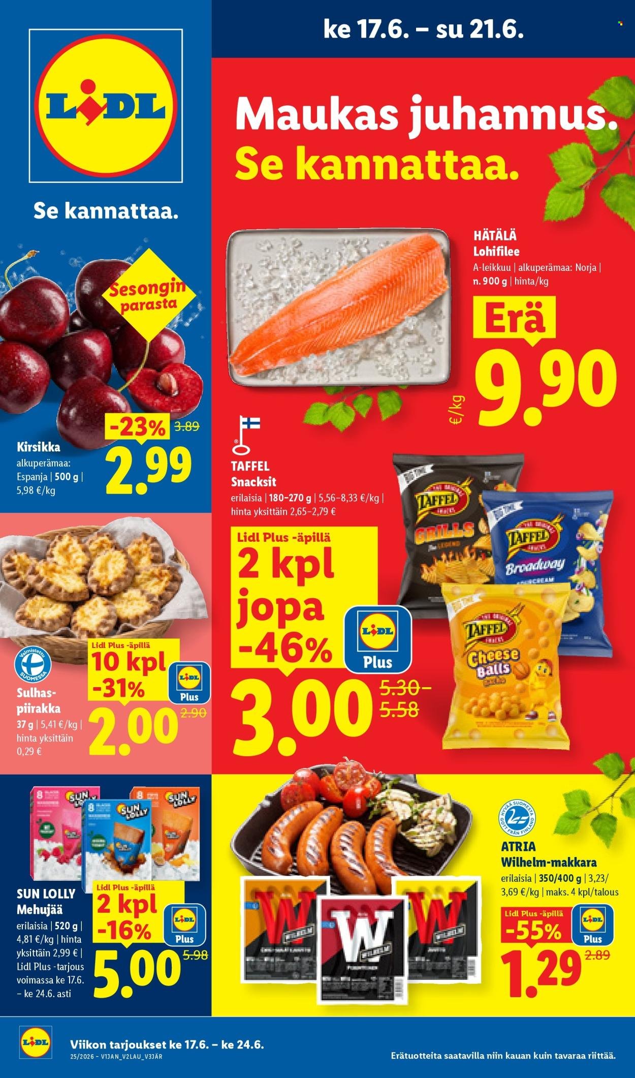LIDL tarjoukset - Alkaen KE 17.6.2026