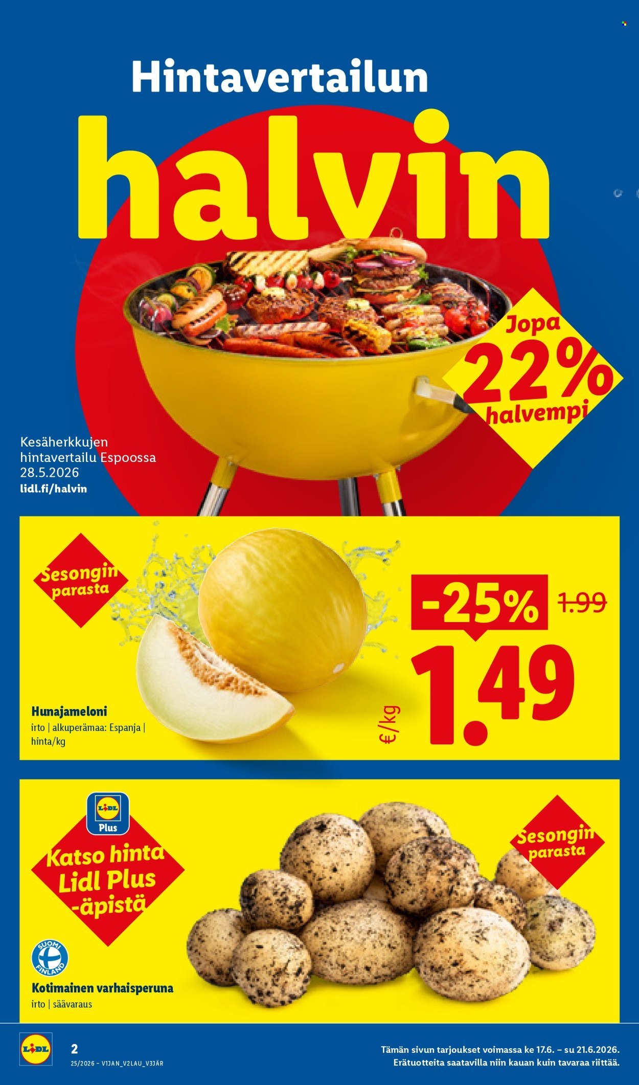 LIDL tarjoukset - Alkaen KE 17.6.2026
