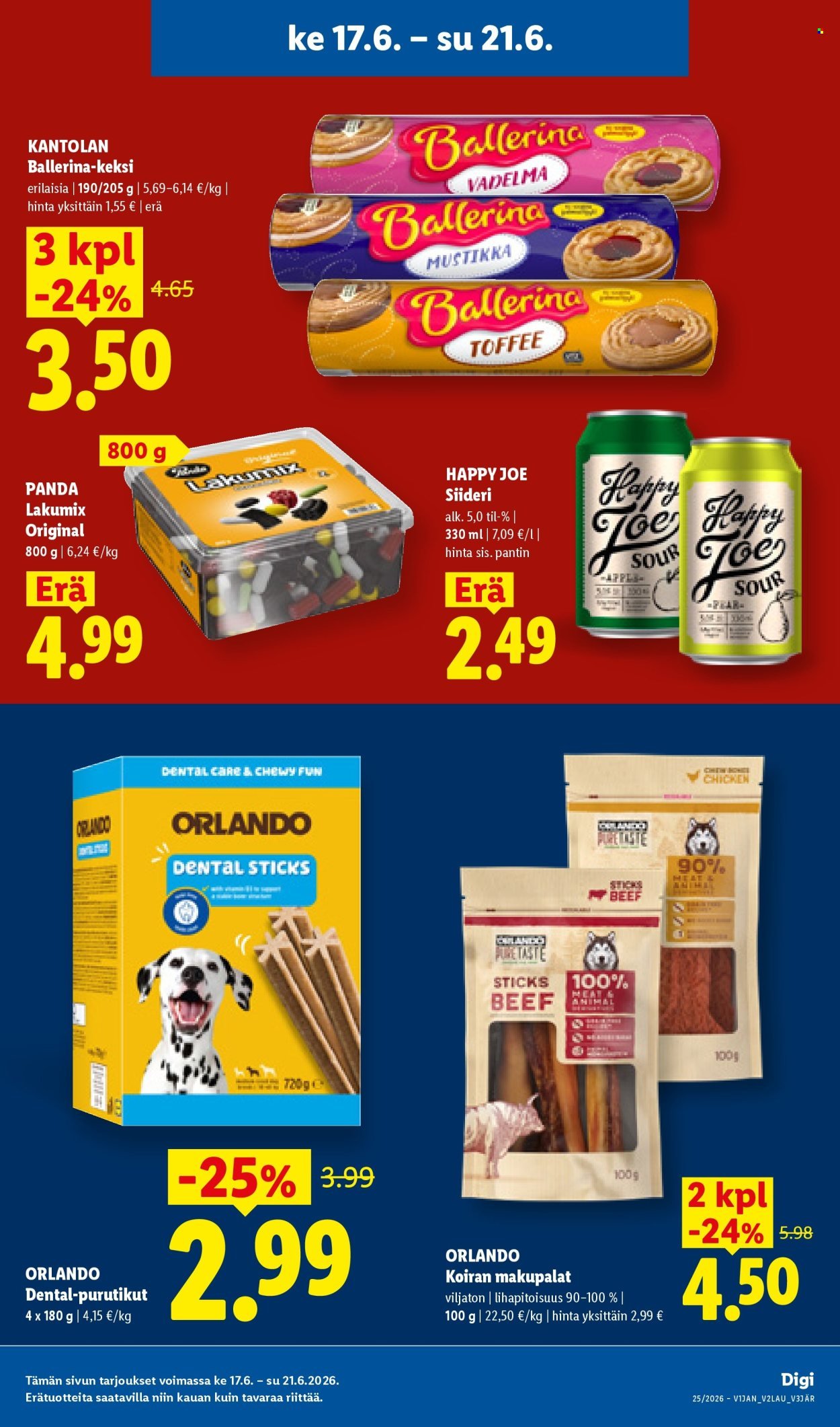 LIDL tarjoukset - Alkaen KE 17.6.2026