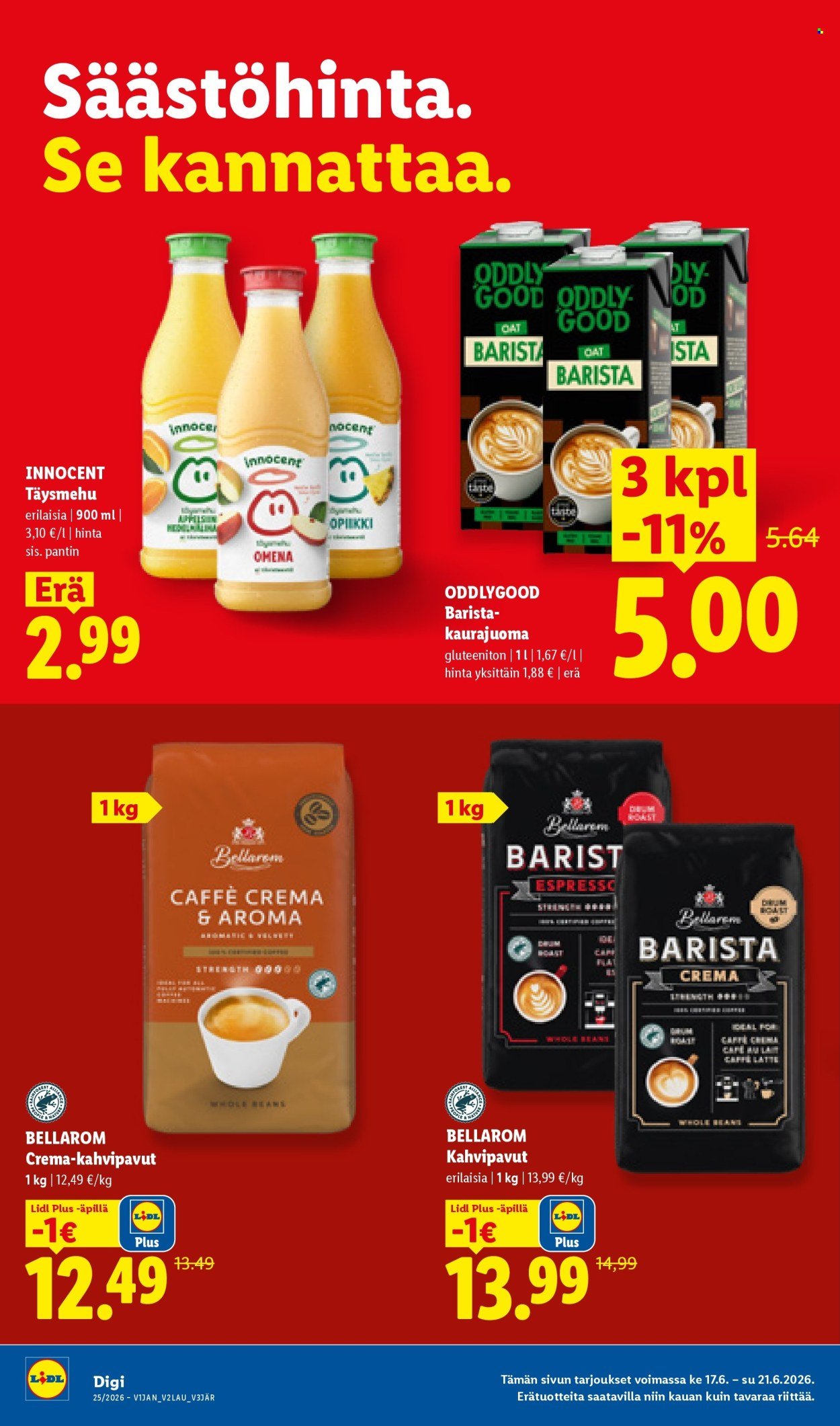 LIDL tarjoukset - Alkaen KE 17.6.2026