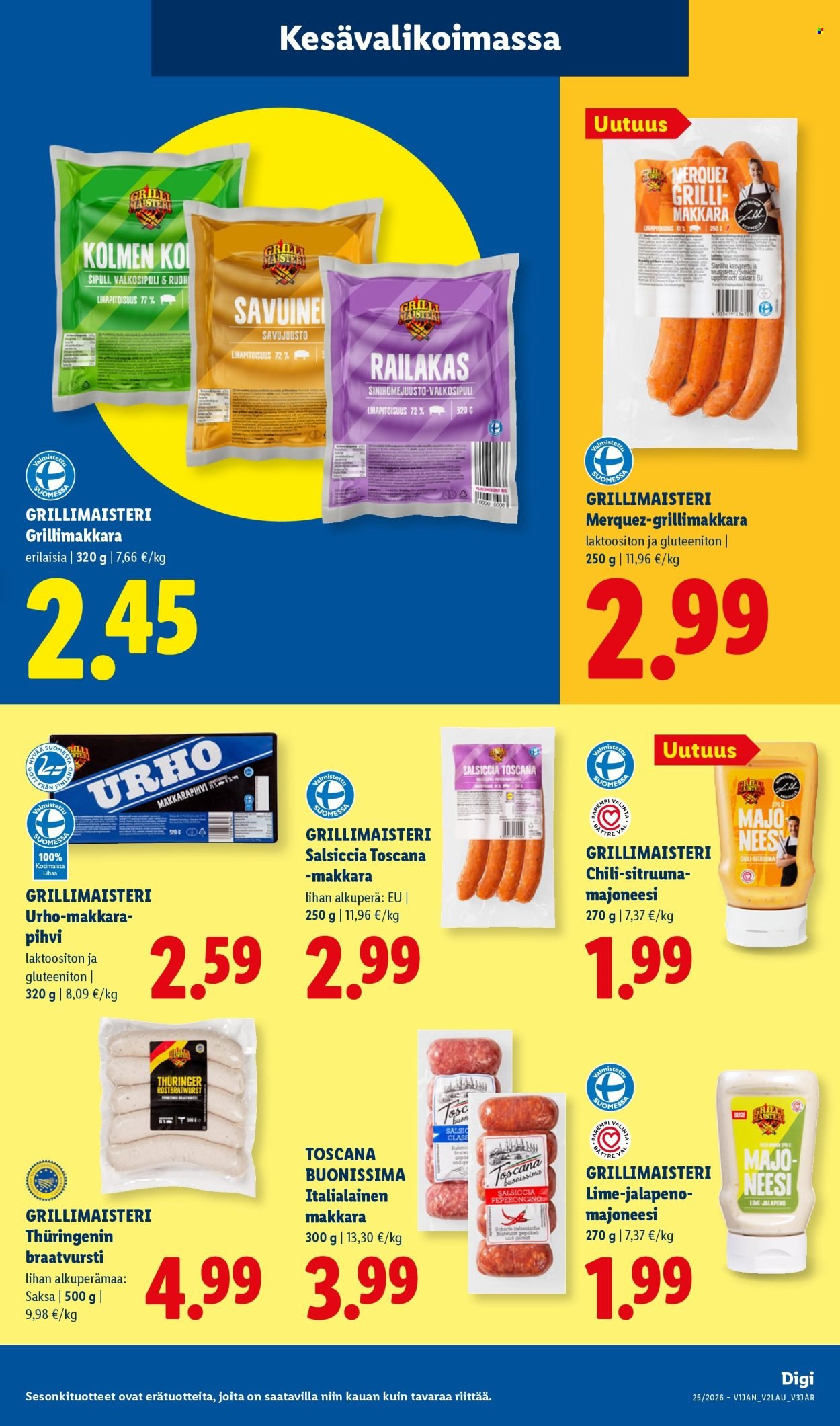 LIDL tarjoukset - Alkaen KE 17.6.2026