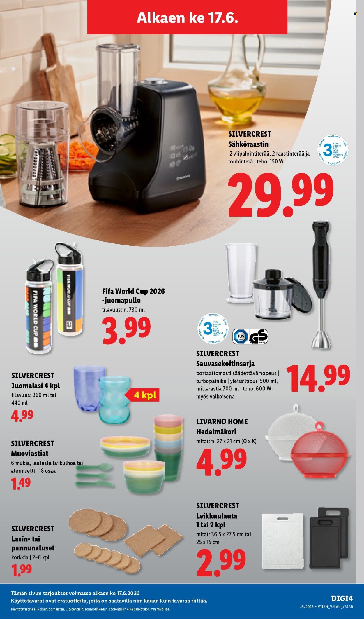 LIDL tarjoukset - Alkaen KE 17.6.2026