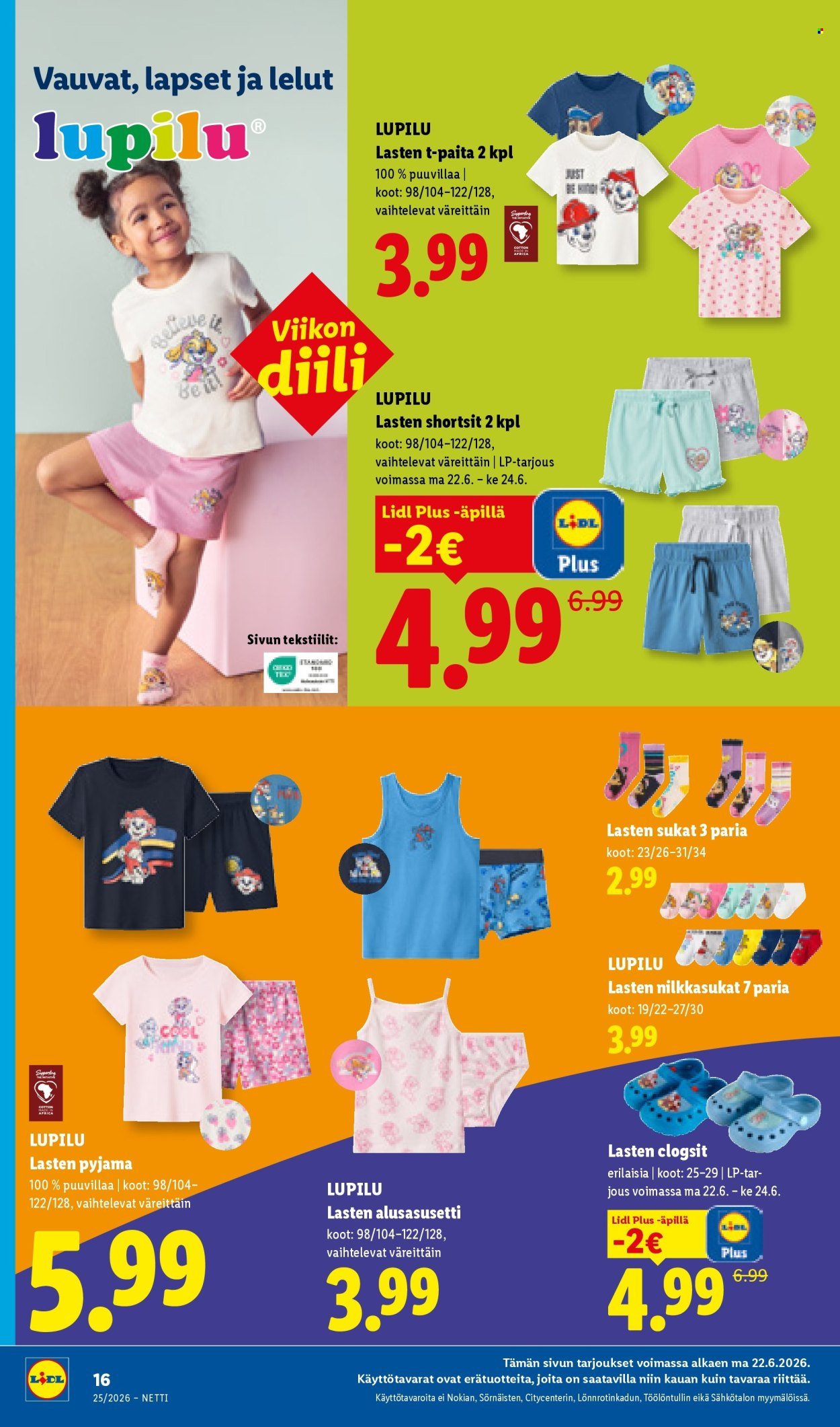 LIDL tarjoukset - Alkaen KE 17.6.2026