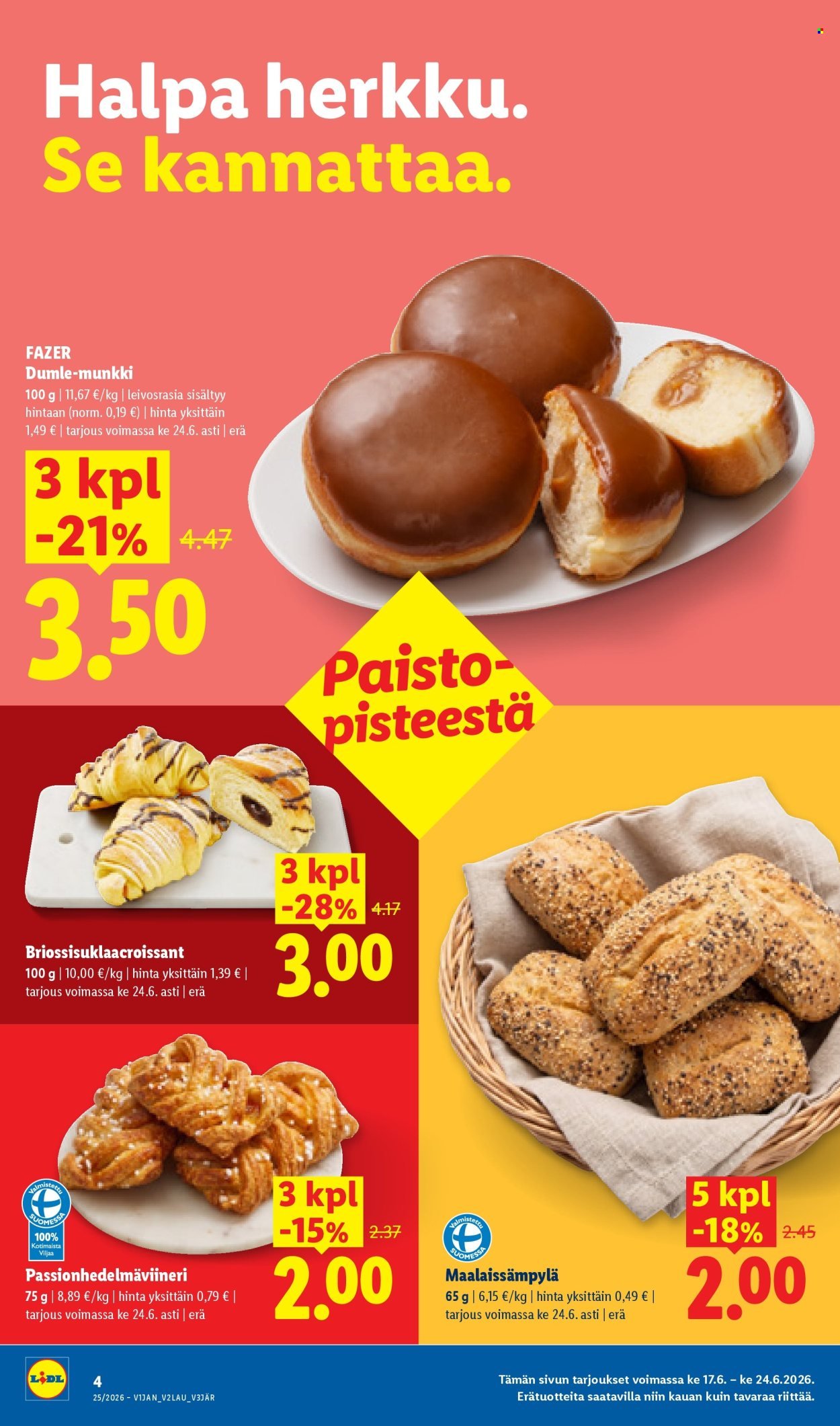 LIDL tarjoukset - Alkaen KE 17.6.2026
