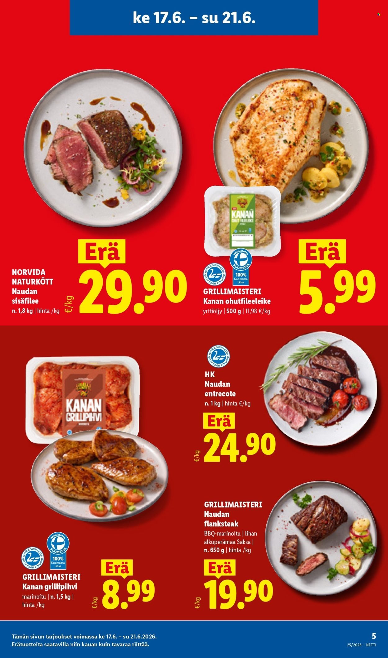 LIDL tarjoukset - Alkaen KE 17.6.2026