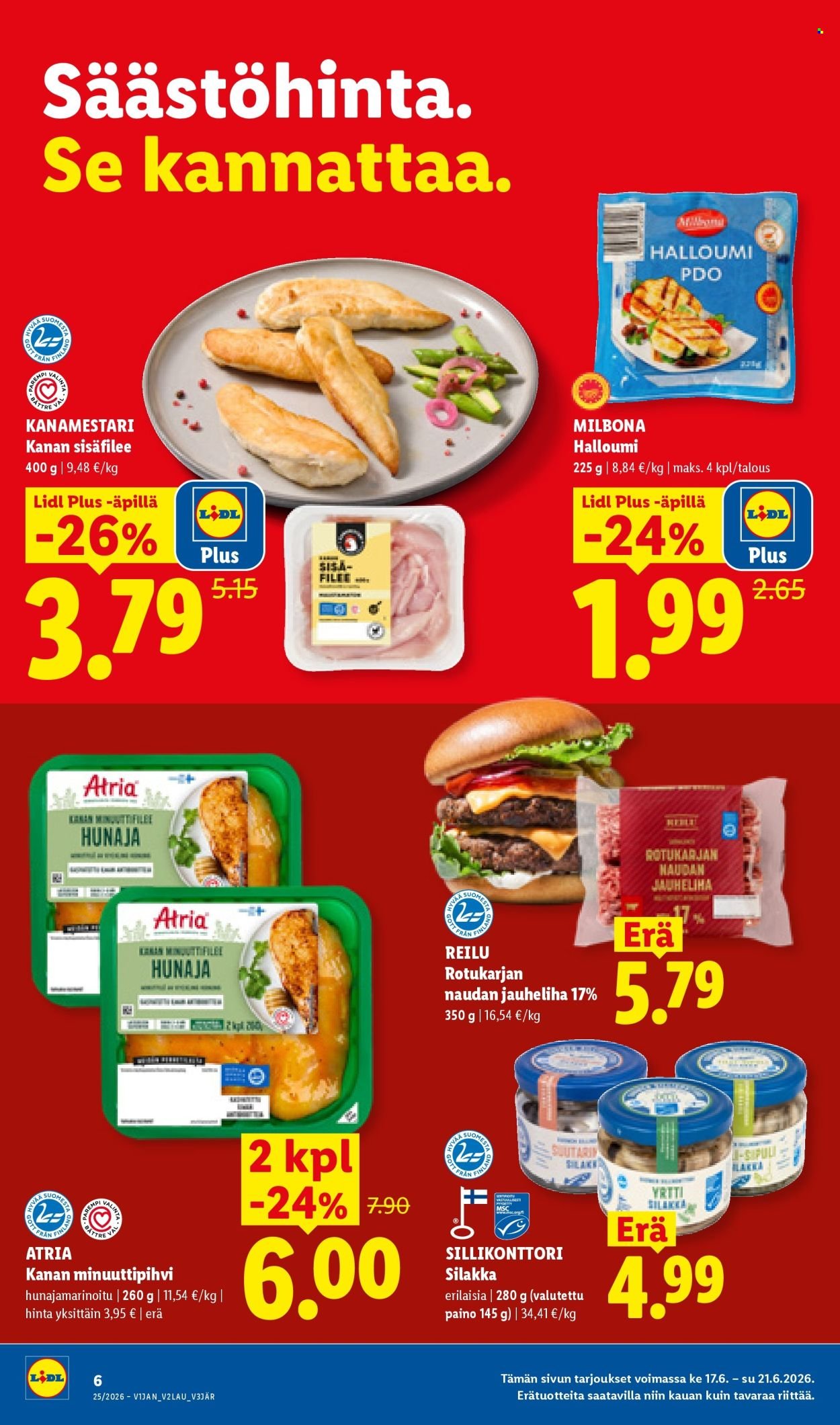 LIDL tarjoukset - Alkaen KE 17.6.2026