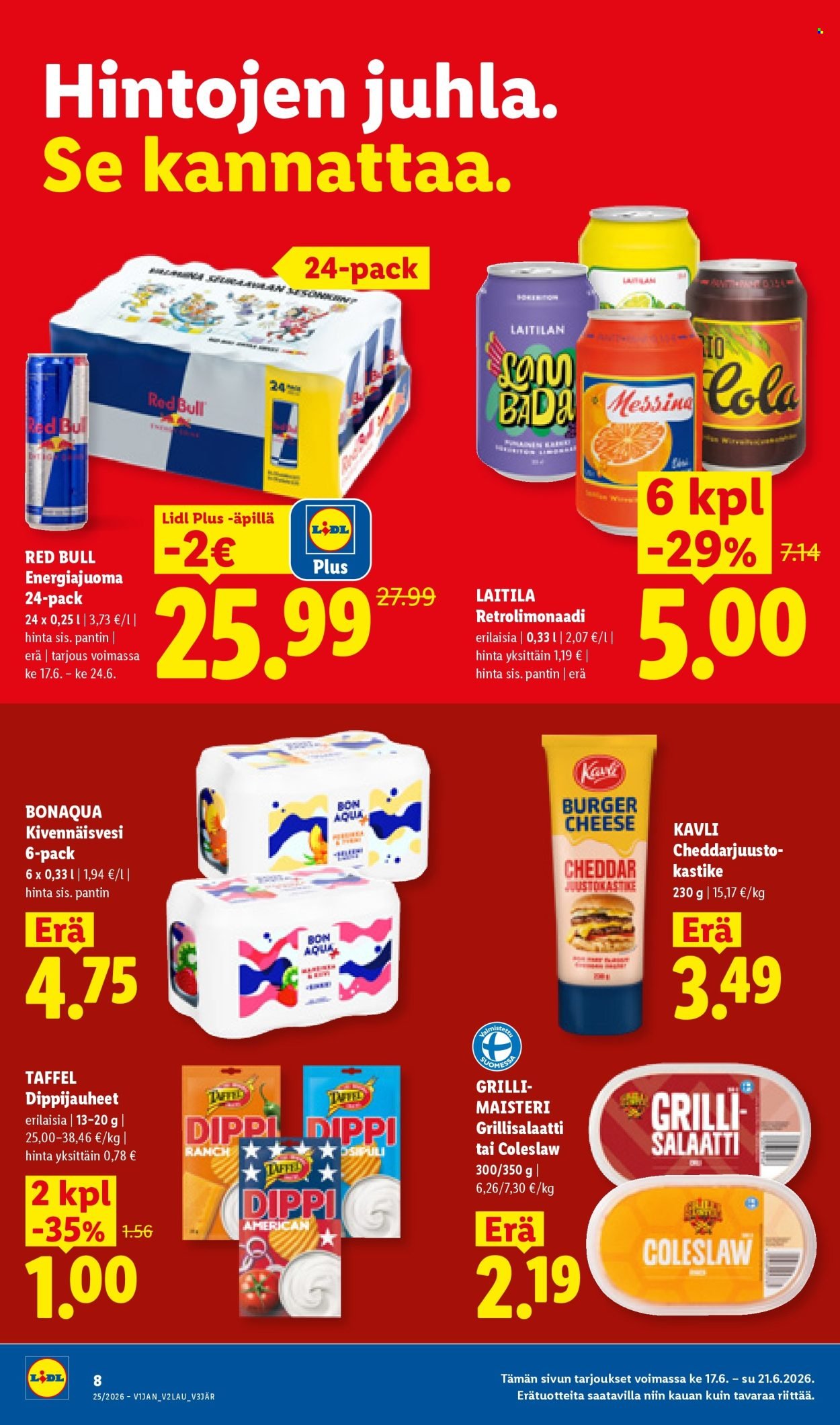 LIDL tarjoukset - Alkaen KE 17.6.2026