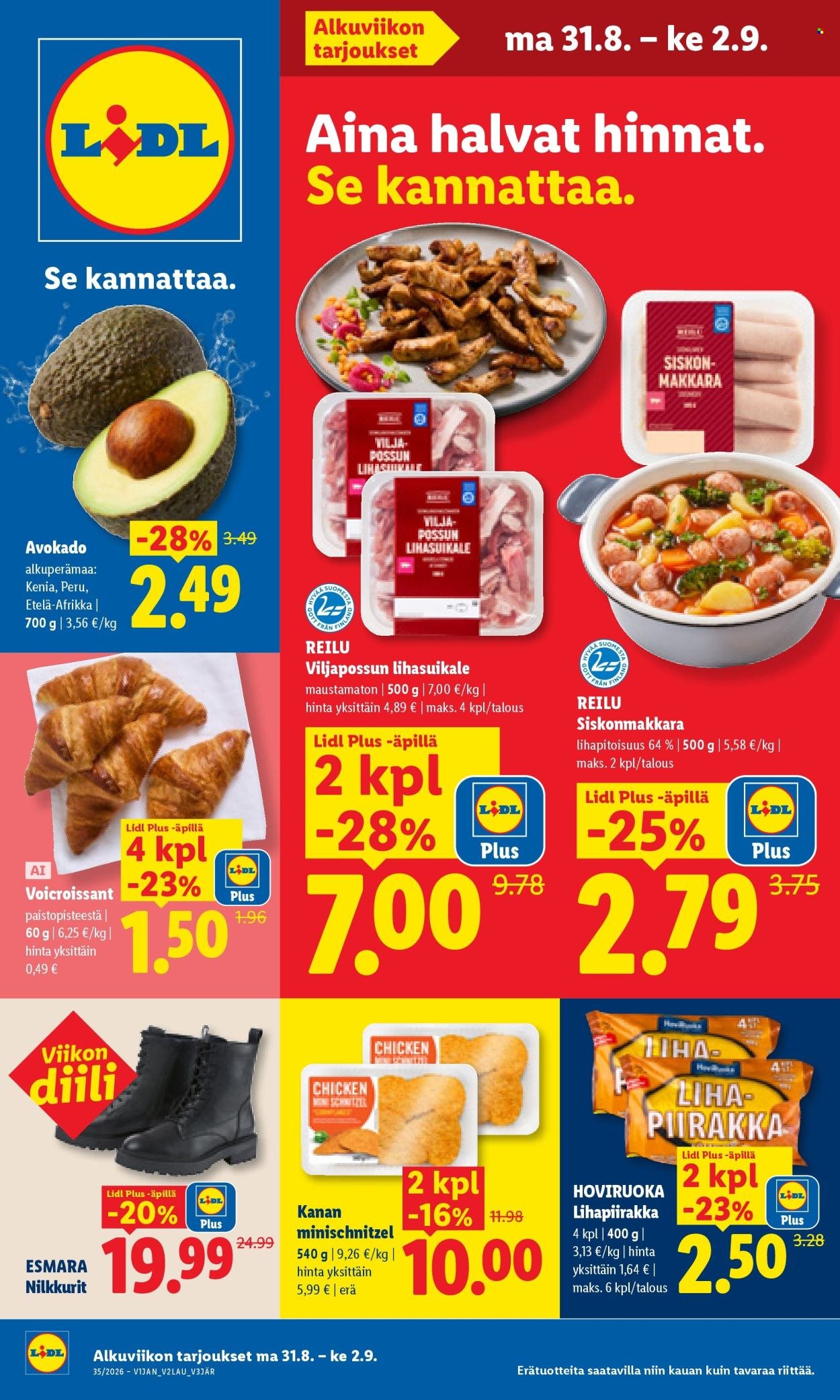 LIDL tarjoukset - Alkaen MA 31.8.2026