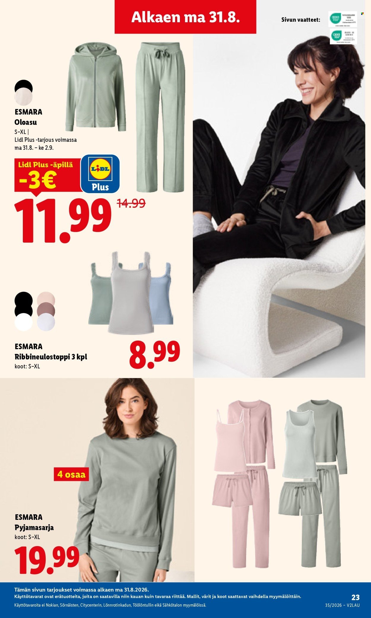 LIDL tarjoukset - Alkaen MA 31.8.2026