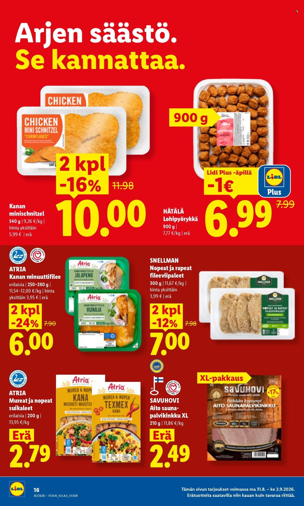 LIDL tarjoukset - Alkaen MA 31.8.2026