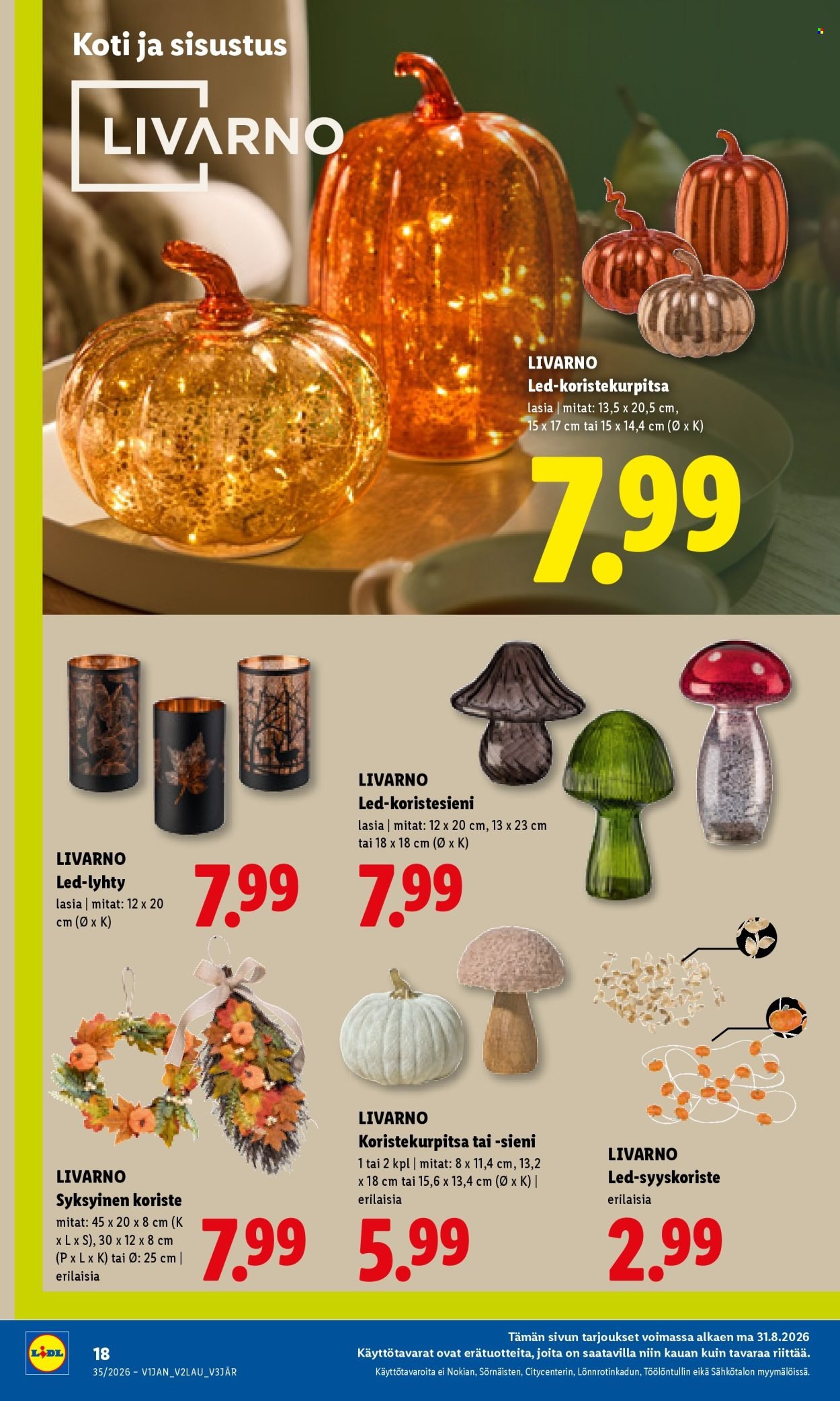 LIDL tarjoukset - Alkaen MA 31.8.2026