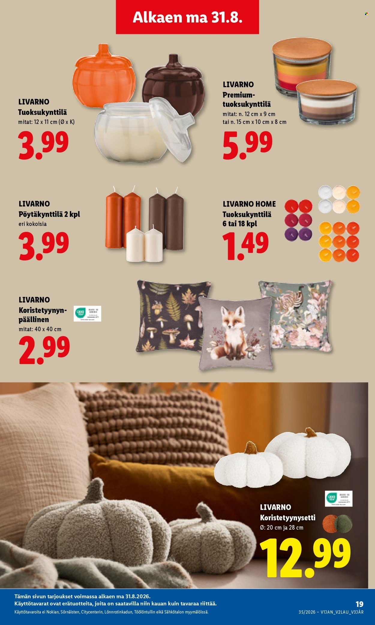 LIDL tarjoukset - Alkaen MA 31.8.2026