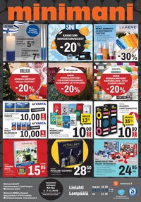 MINIMANI tarjoukset - Alkaen KE 3.12.2025