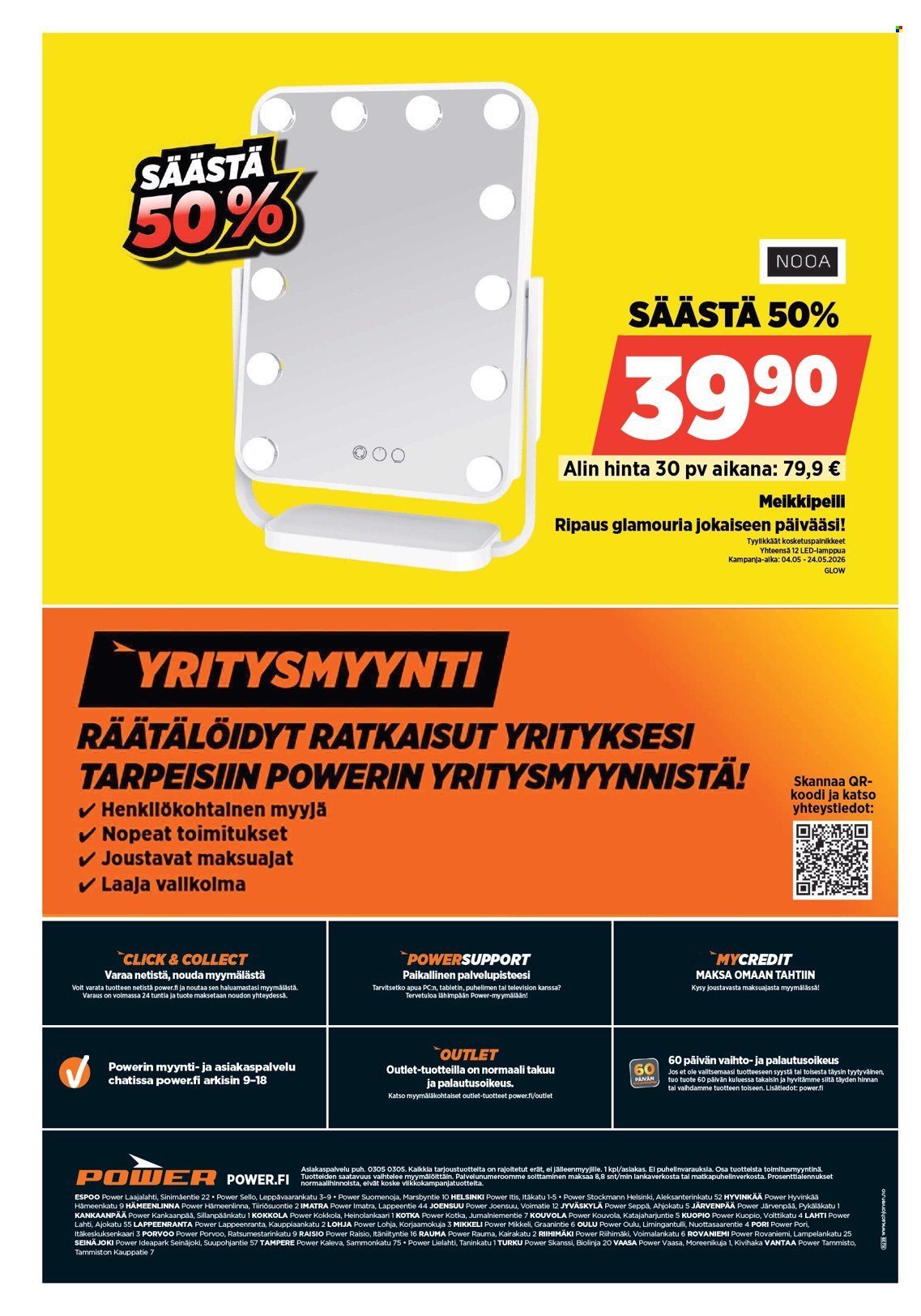 POWER tarjoukset - Toukokuu 2026