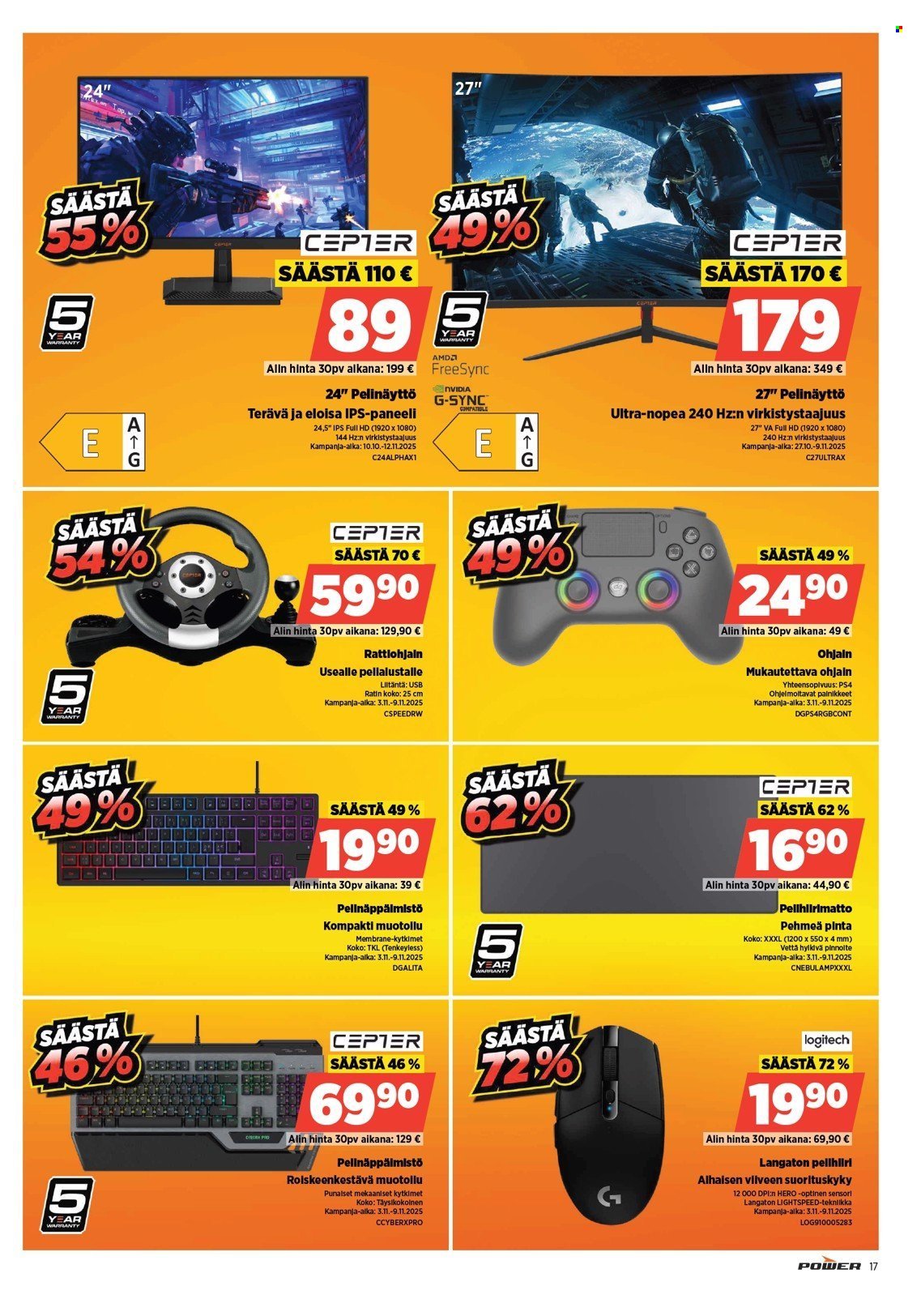 POWER tarjoukset - Marraskuu 2025 (2025-11-02)