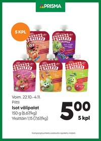 PRISMA tarjoukset - Alkaen KE 22.10.2025 (2025-10-22 - 2025-11-04)