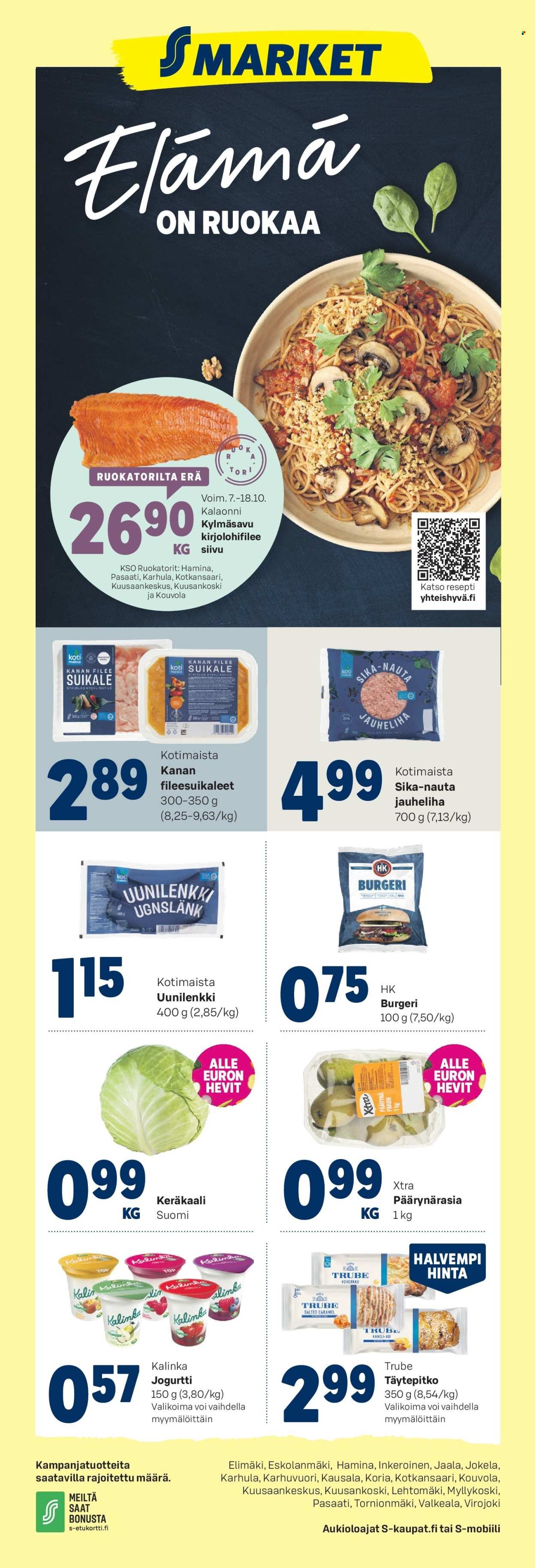 S-MARKET tarjoukset - Ilmoitus