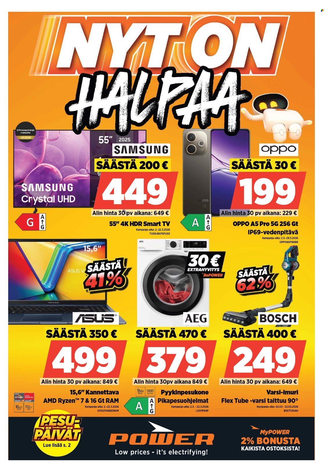 POWER tarjoukset - Maaliskuu 2026