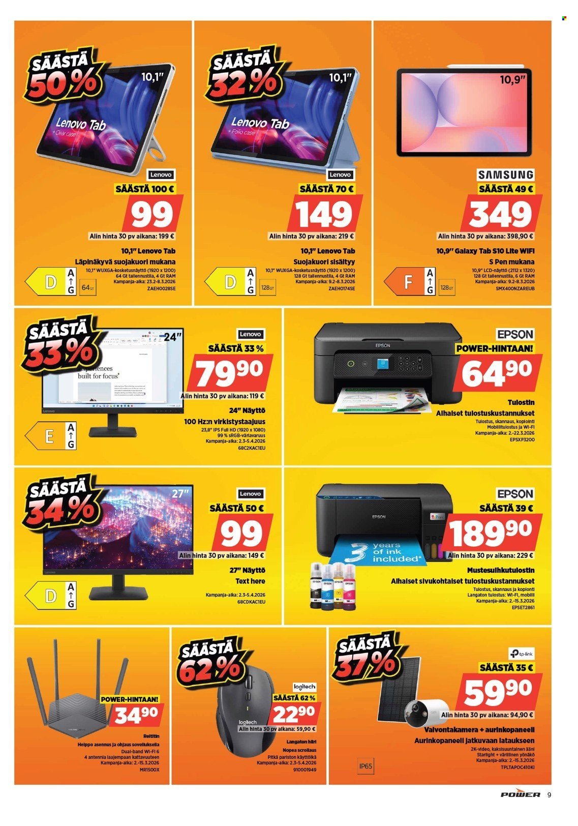 POWER tarjoukset - Maaliskuu 2026