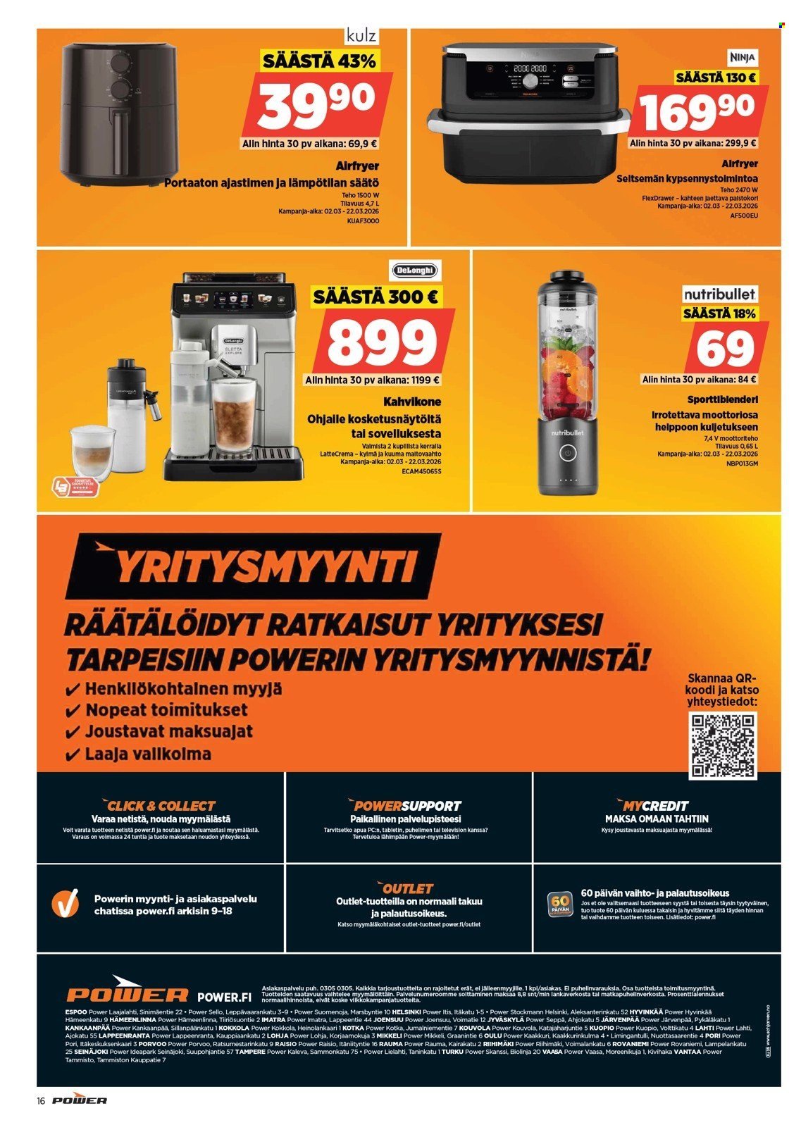 POWER tarjoukset - Maaliskuu 2026