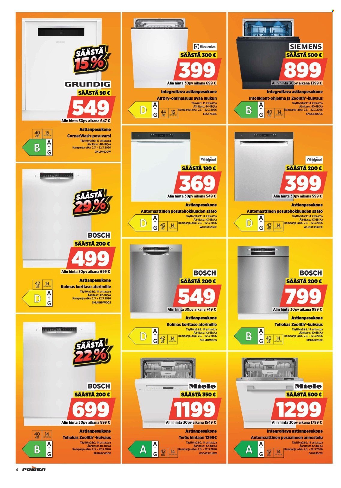 POWER tarjoukset - Maaliskuu 2026