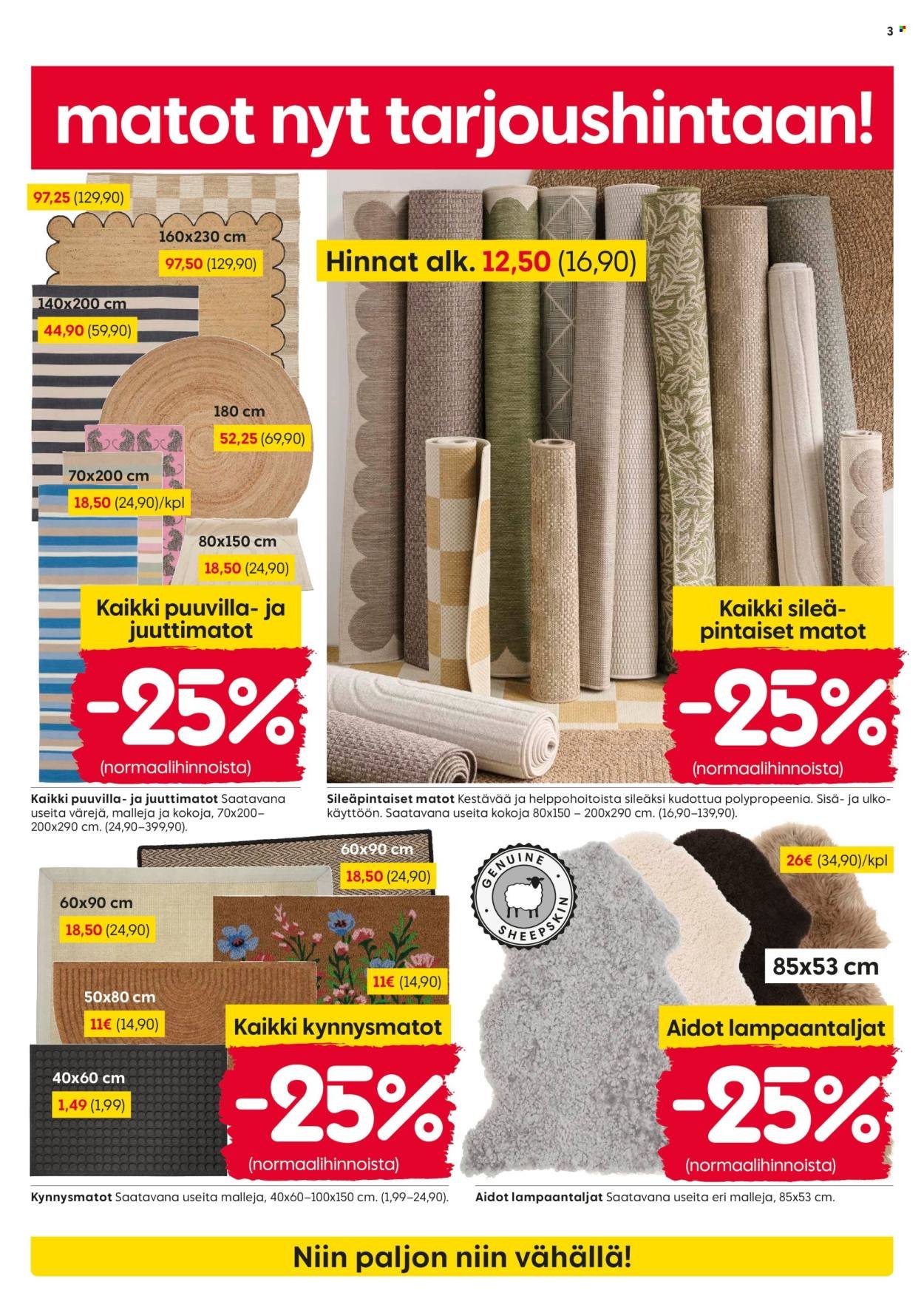 RUSTA tarjoukset - Alkaen MA 23.2.2026