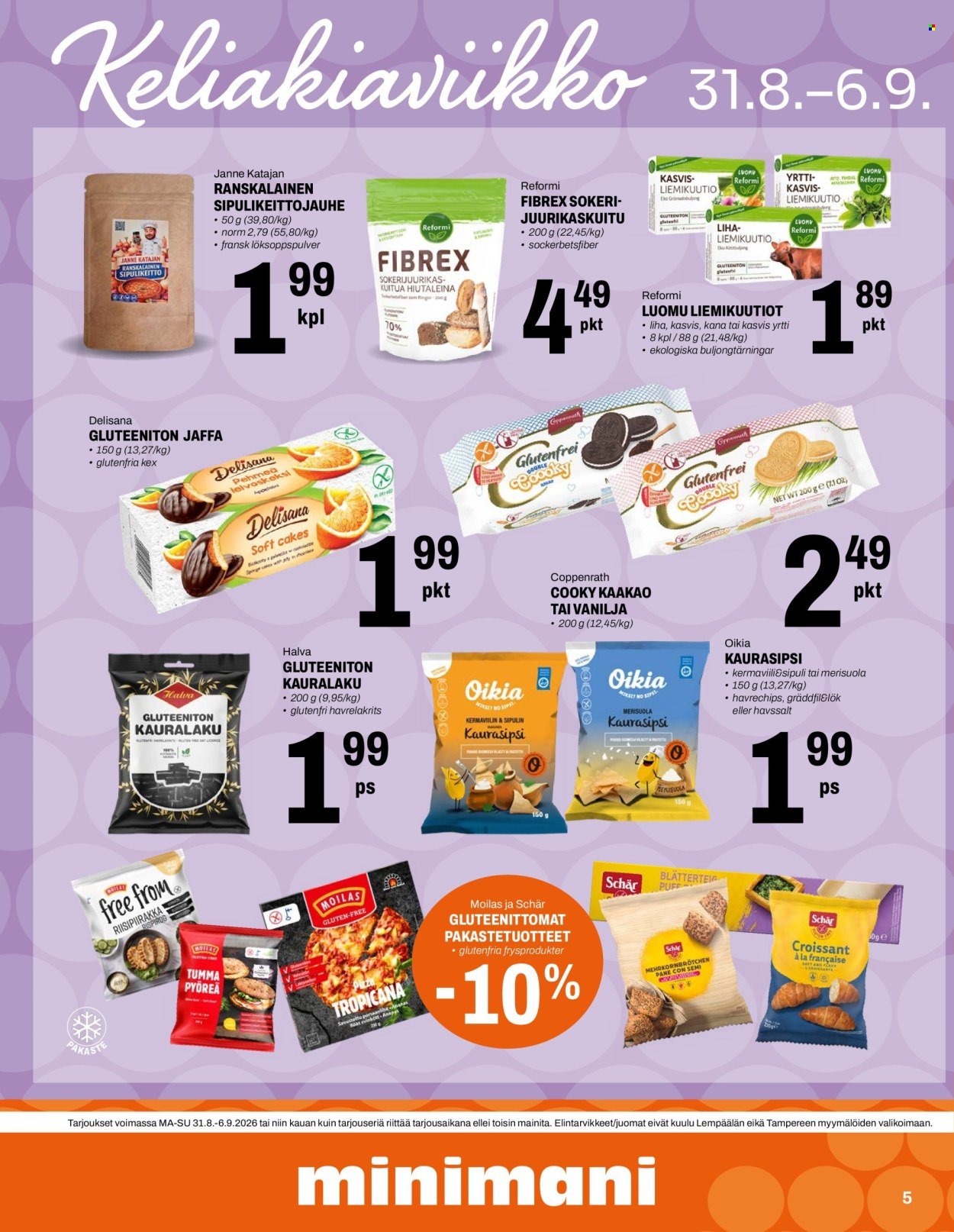MINIMANI tarjoukset - Alkaen MA 31.8.2026
