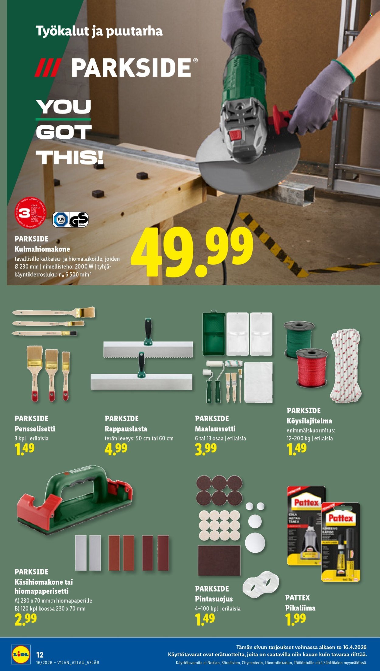 LIDL tarjoukset - Alkaen TO 16.4.2026