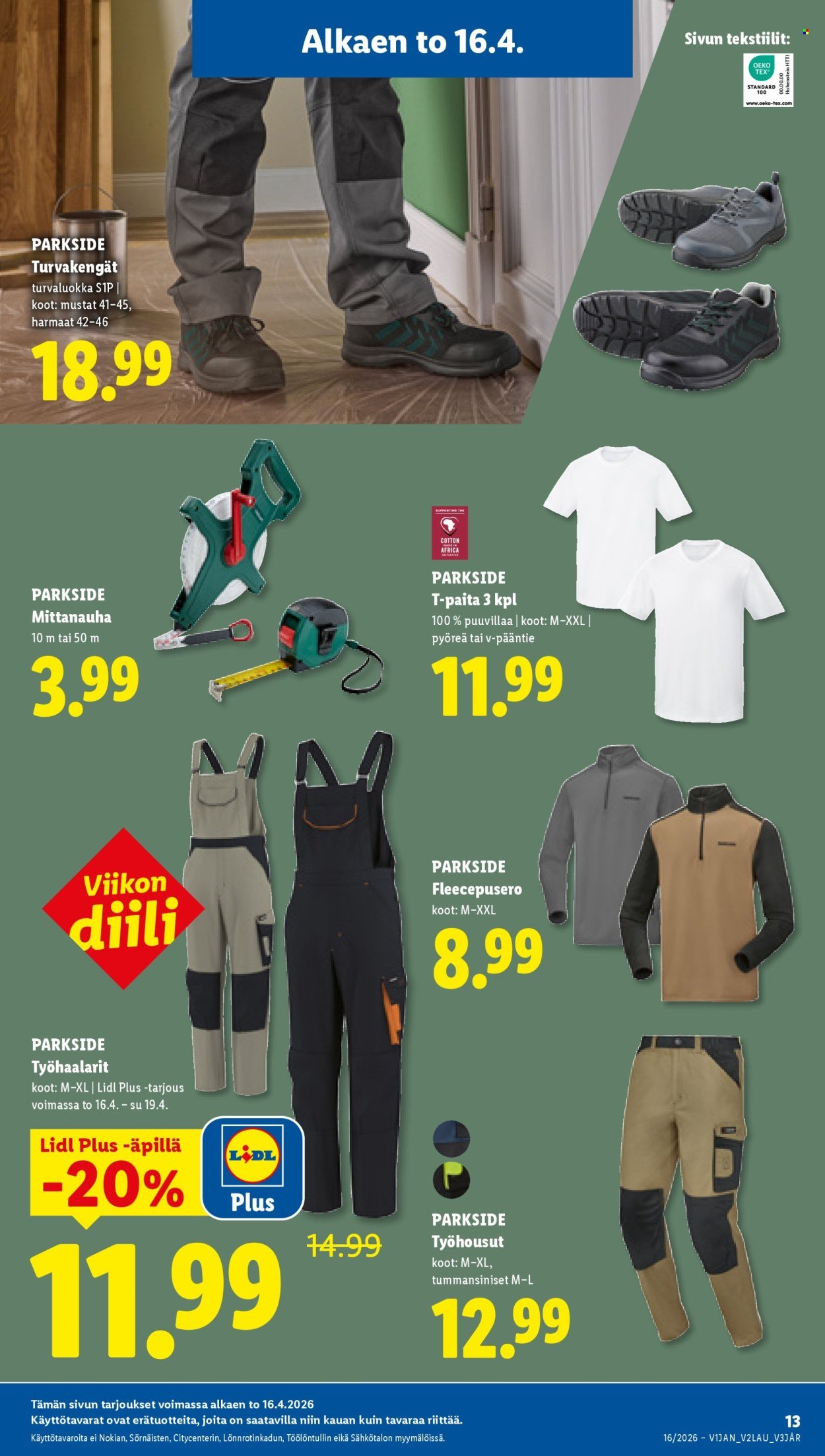 LIDL tarjoukset - Alkaen TO 16.4.2026