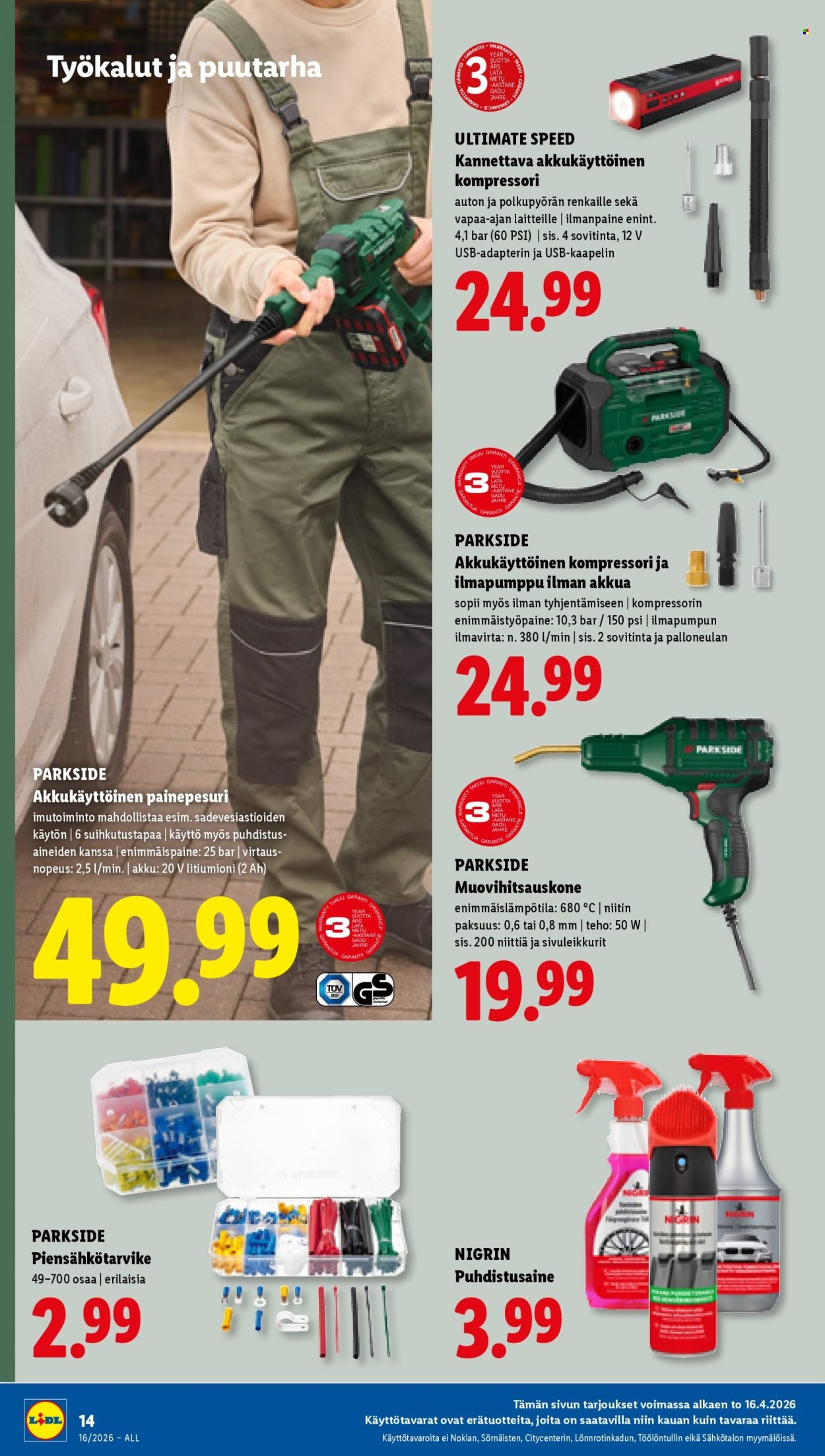 LIDL tarjoukset - Alkaen TO 16.4.2026