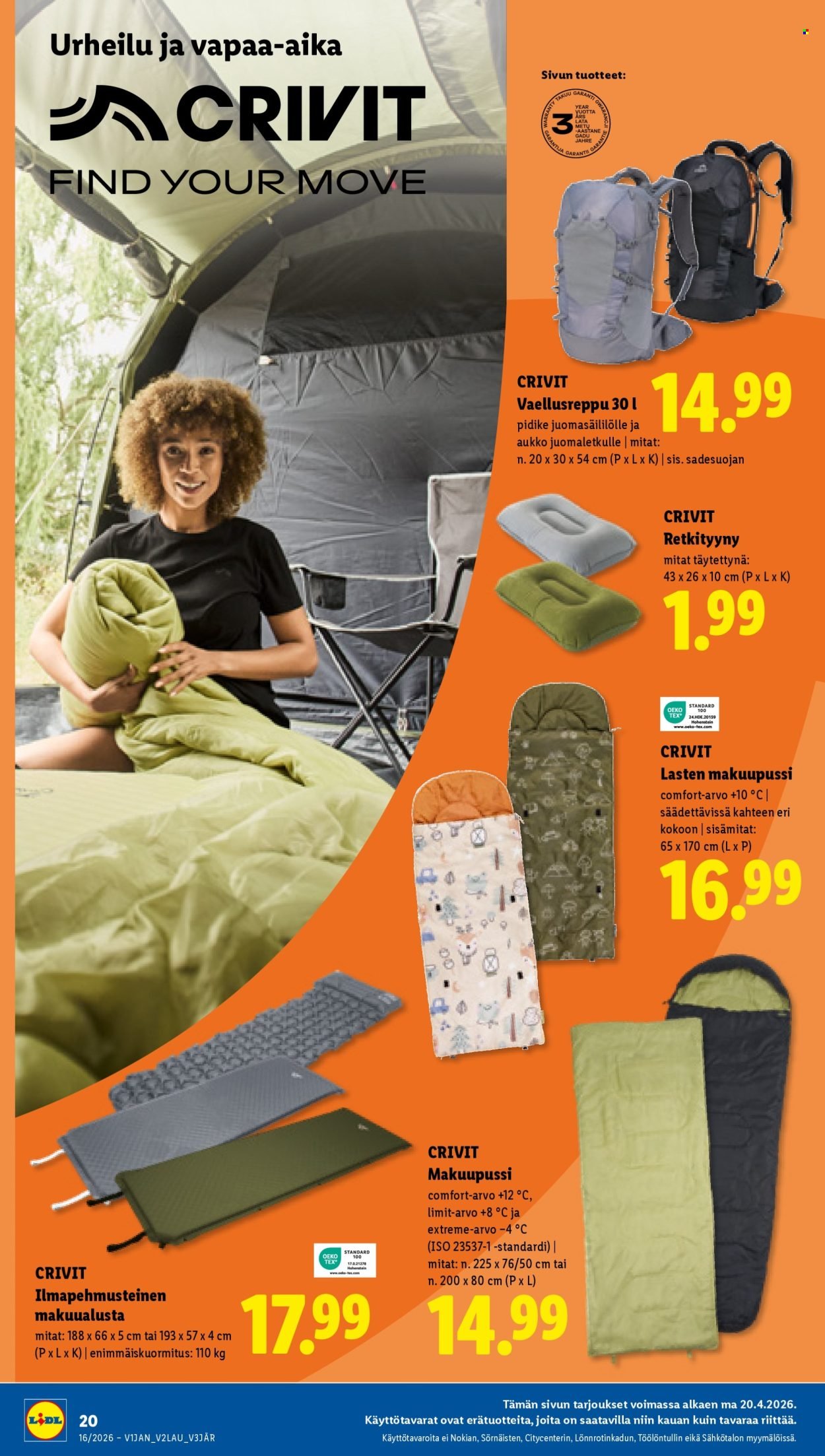 LIDL tarjoukset - Alkaen TO 16.4.2026