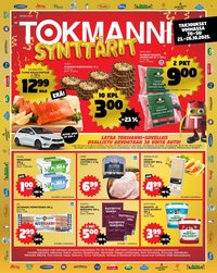 TOKMANNI tarjoukset - Ruokasanomat (2025-10-23 - 2025-10-26)