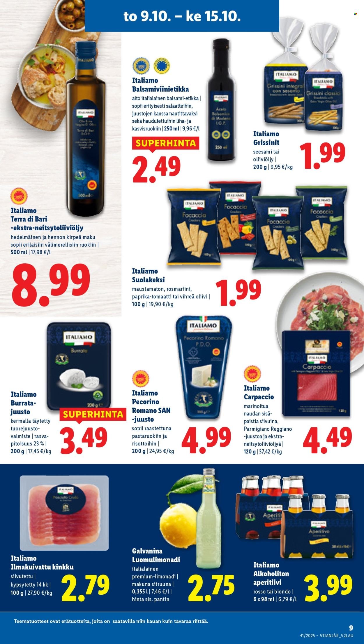 LIDL tarjoukset - Alkaen TO 9.10.2025 (2025-10-09 - 2025-10-15)