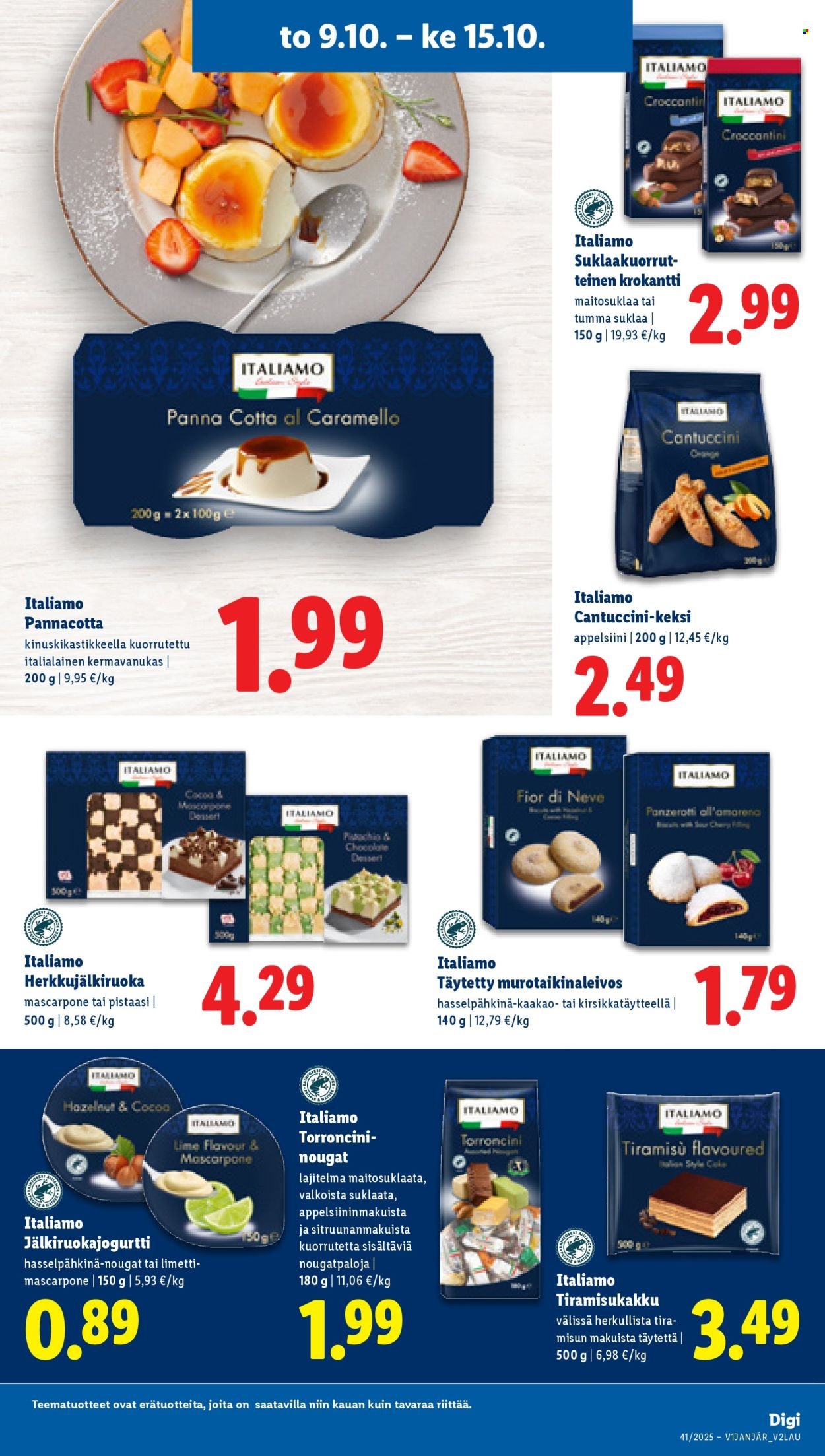 LIDL tarjoukset - Alkaen TO 9.10.2025 (2025-10-09 - 2025-10-15)