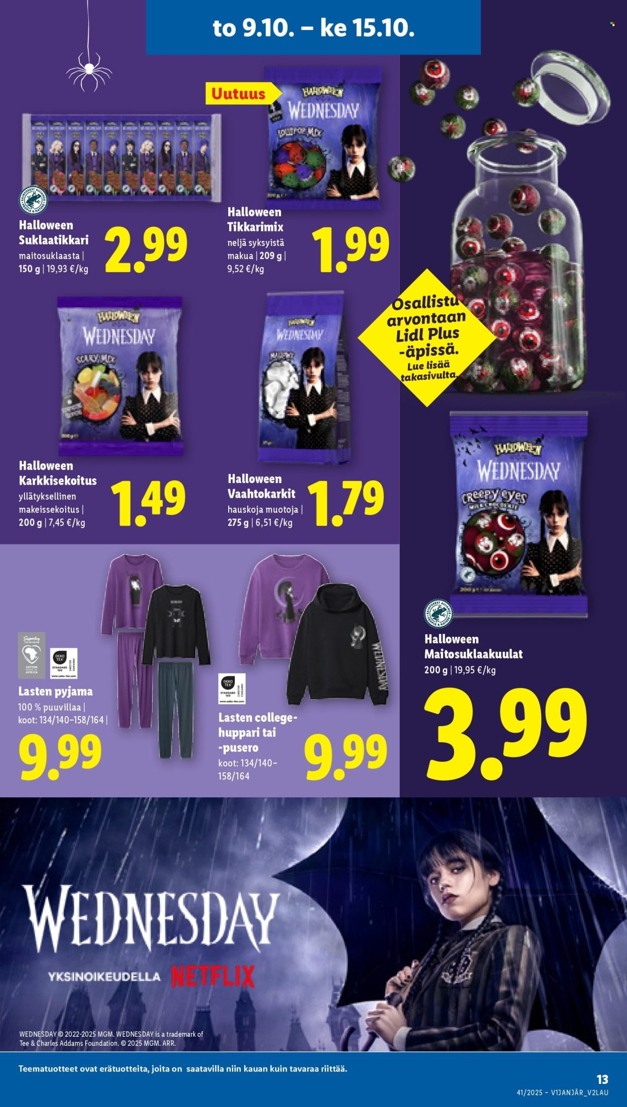LIDL tarjoukset - Alkaen TO 9.10.2025 (2025-10-09 - 2025-10-15)