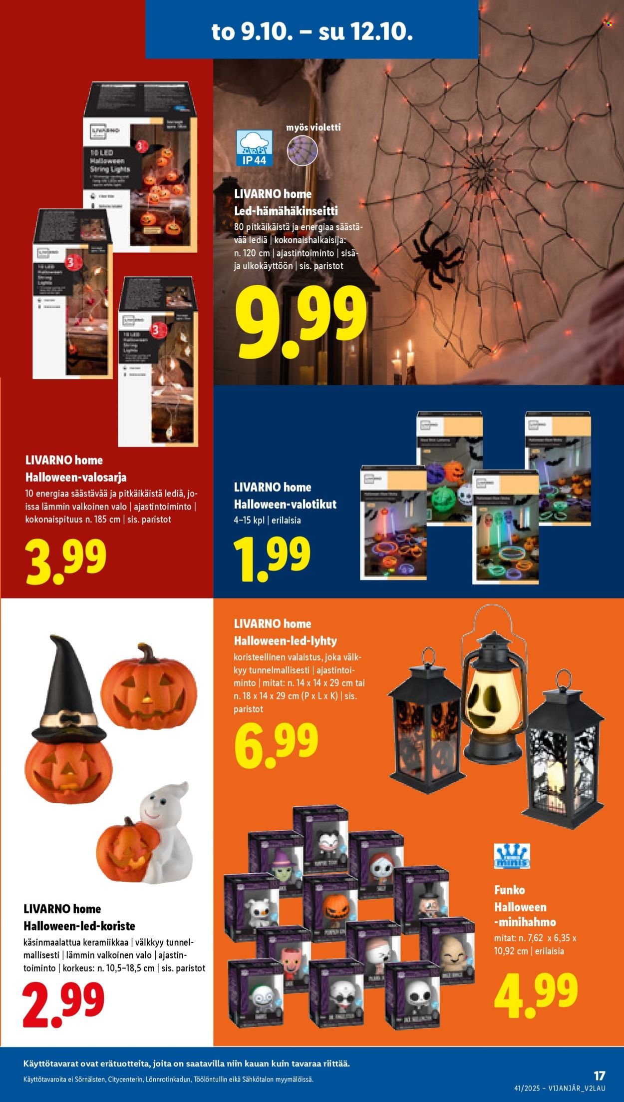 LIDL tarjoukset - Alkaen TO 9.10.2025 (2025-10-09 - 2025-10-15)
