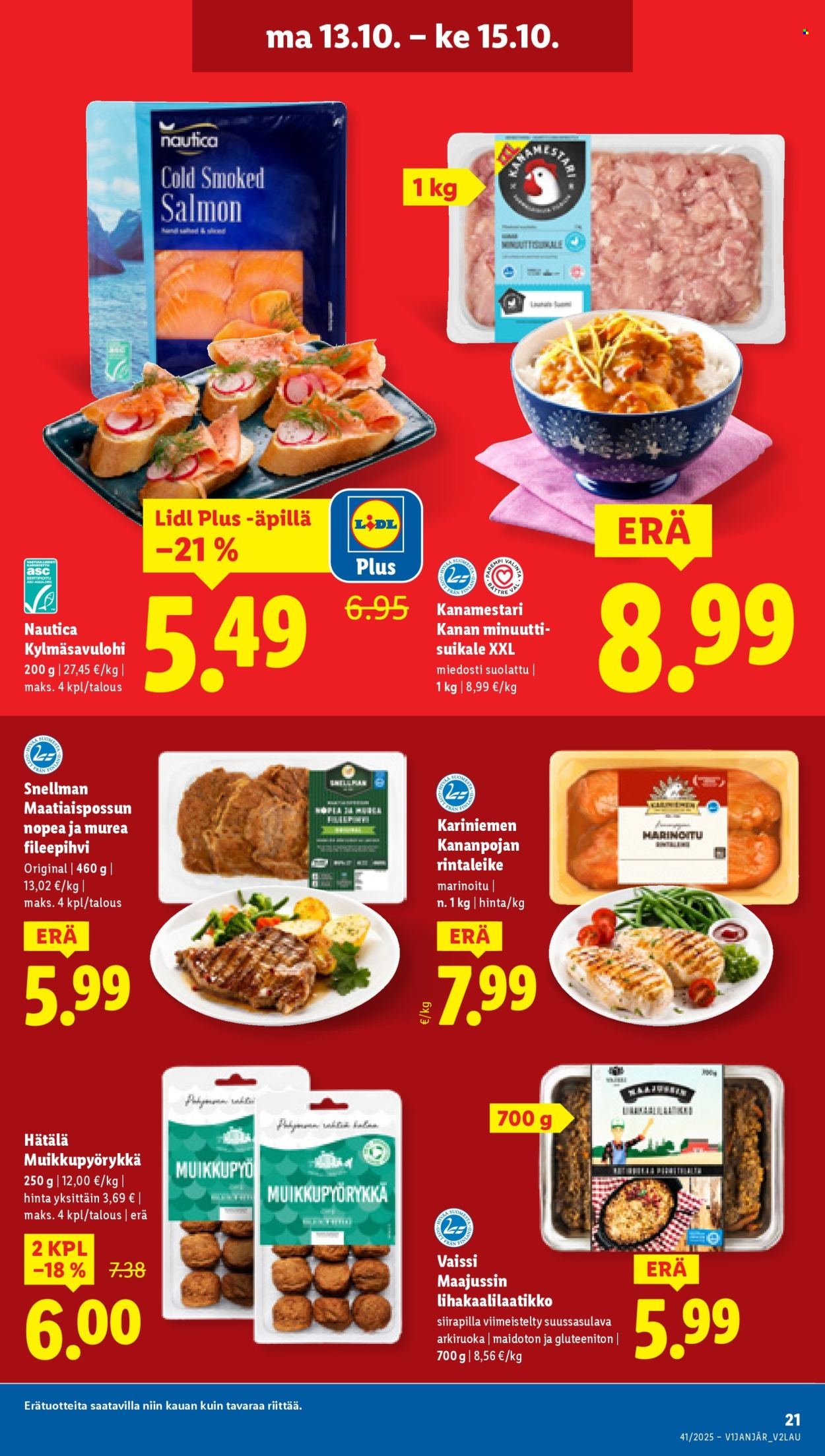 LIDL tarjoukset - Alkaen TO 9.10.2025 (2025-10-09 - 2025-10-15)