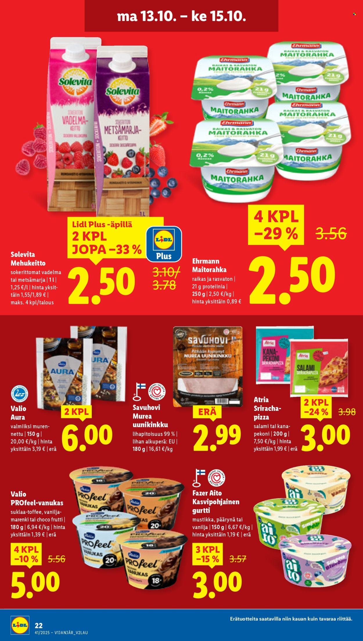 LIDL tarjoukset - Alkaen TO 9.10.2025 (2025-10-09 - 2025-10-15)