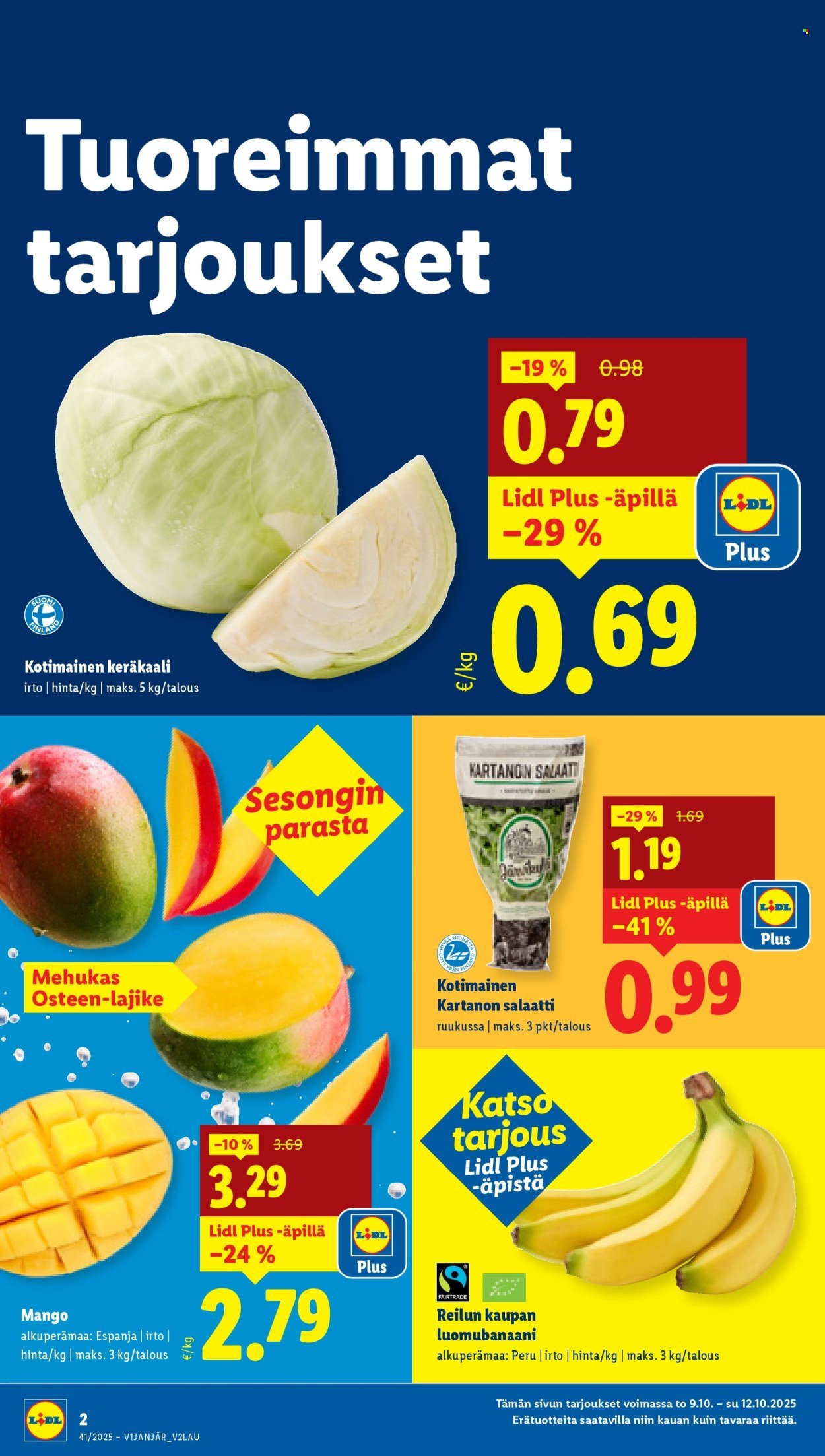 LIDL tarjoukset - Alkaen TO 9.10.2025 (2025-10-09 - 2025-10-15)