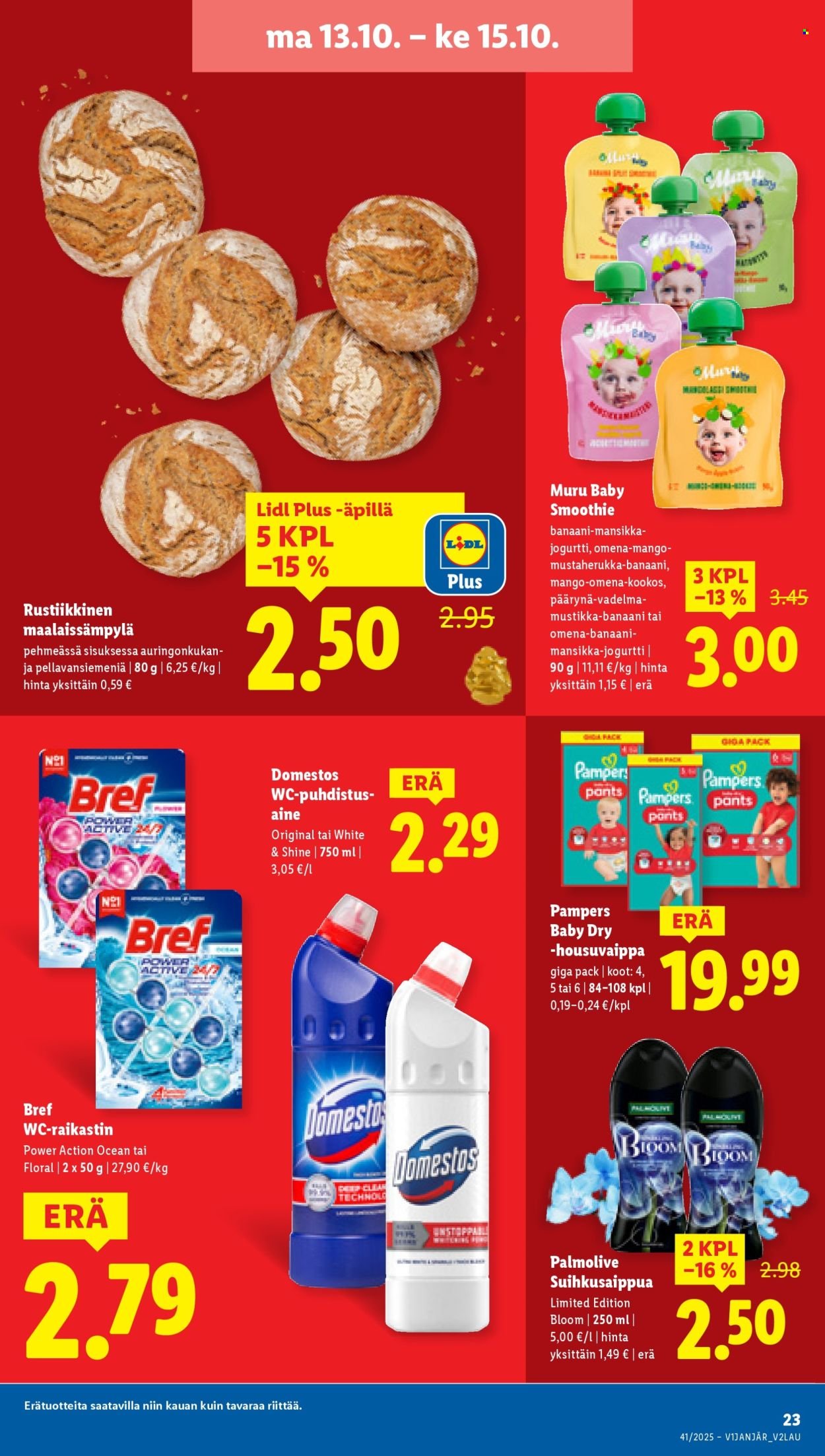 LIDL tarjoukset - Alkaen TO 9.10.2025 (2025-10-09 - 2025-10-15)