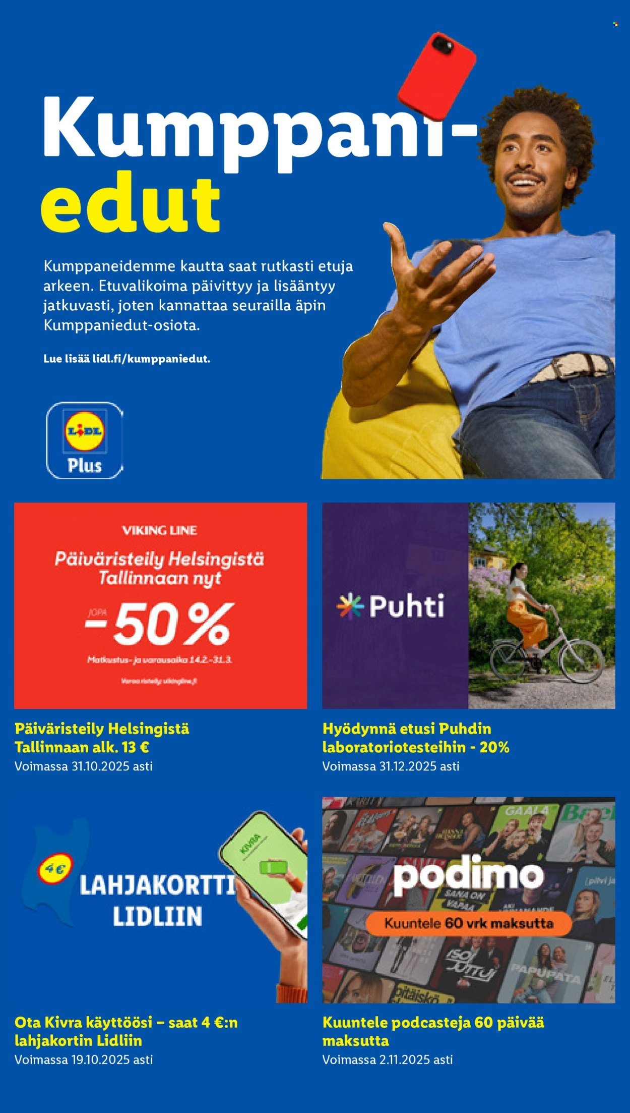 LIDL tarjoukset - Alkaen TO 9.10.2025 (2025-10-09 - 2025-10-15)